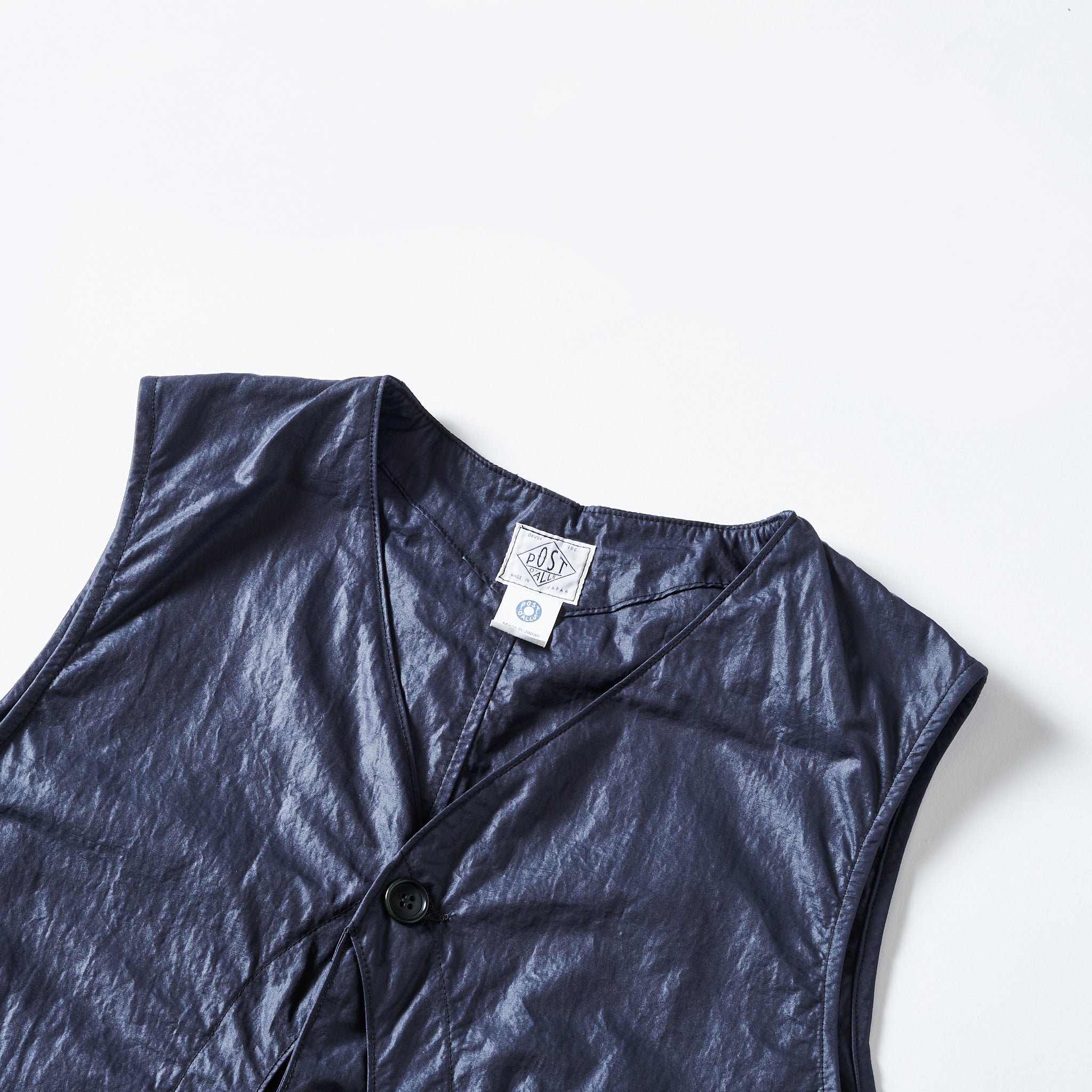 #1512-WTN Royal Traveler : waxy taffeta navy