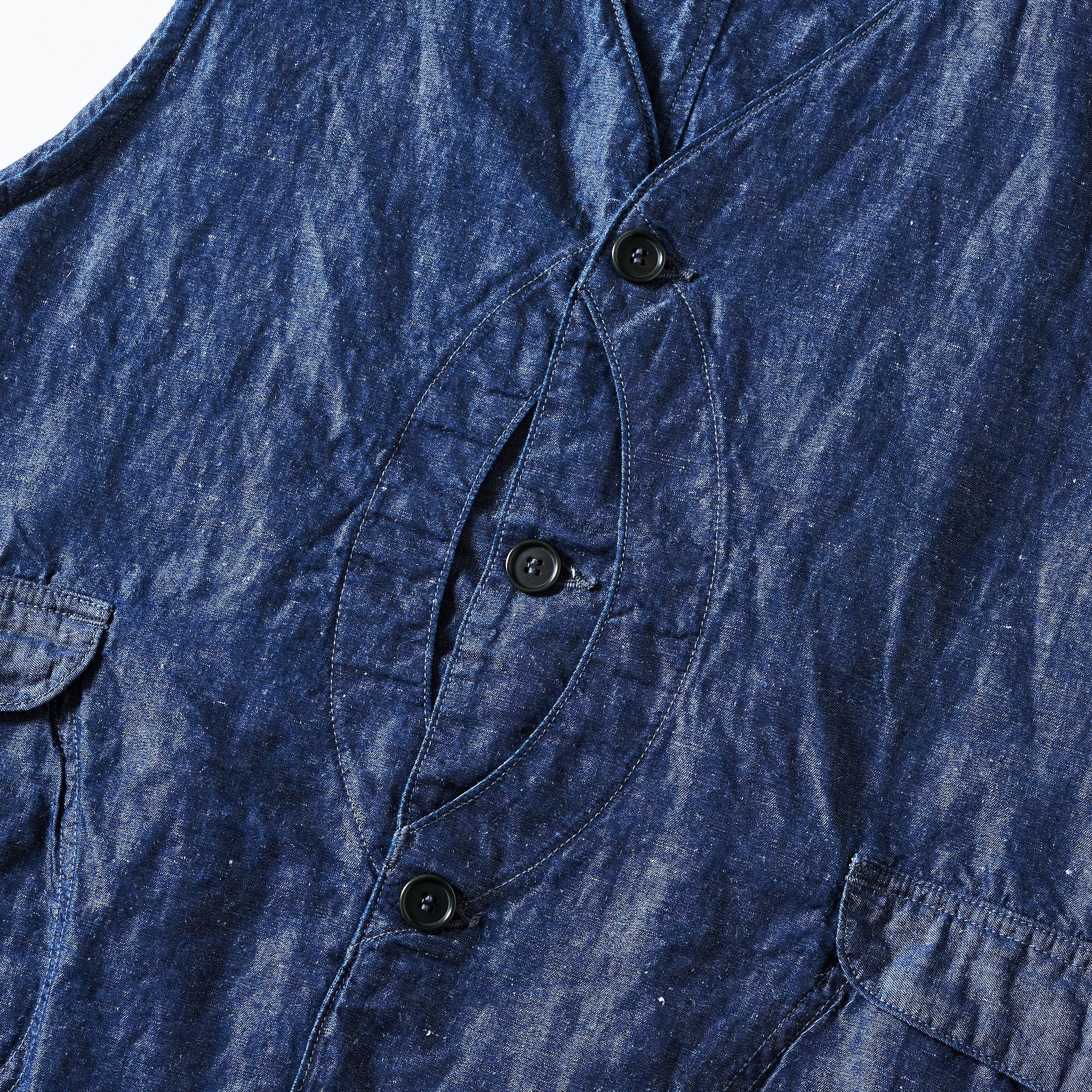 #1512-CLI Royal Traveler : cotton/linen denim indigo