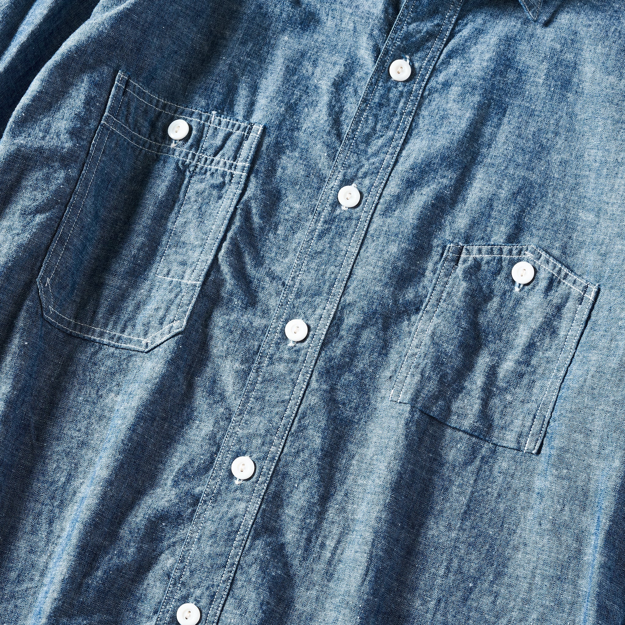 #1206-CC No.6 Shirt : classic chambray indigo