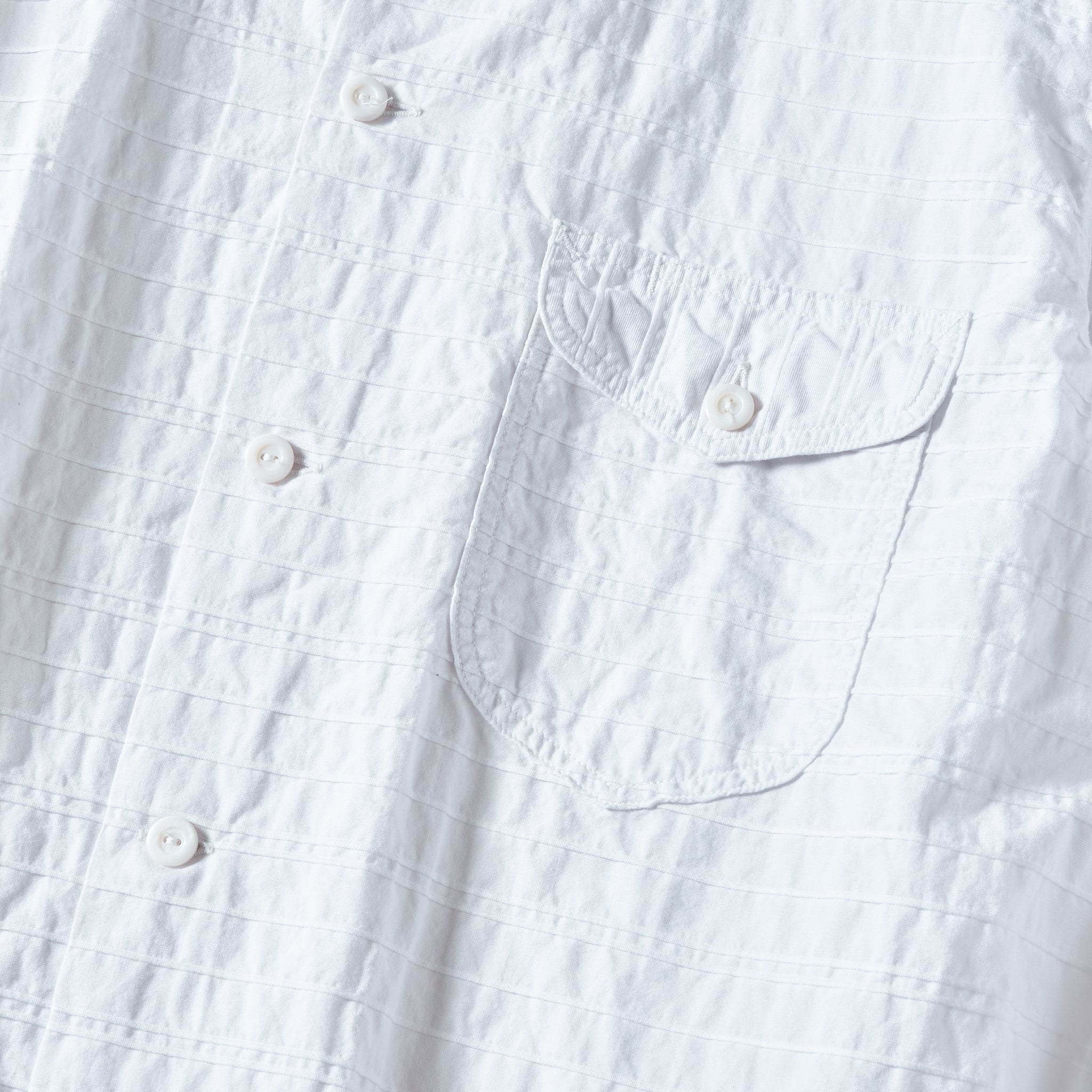[PRE-ORDER vol.2] #1208B-HW New Basic Shirt: horizontal white