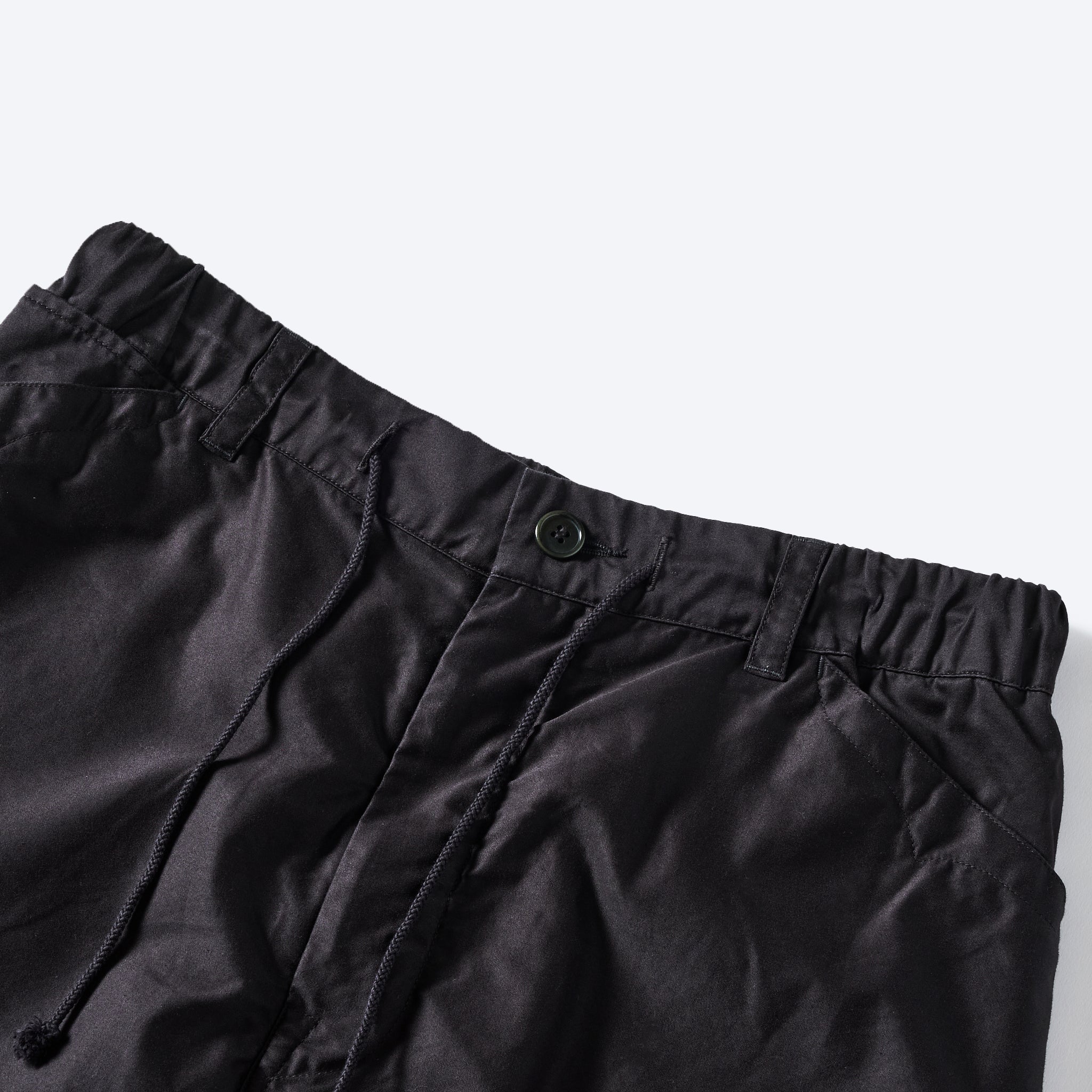 [PRE-ORDER SUMMER] #3319S-SMB EZ Chinois De Luxe Shorts : summer moleskin black