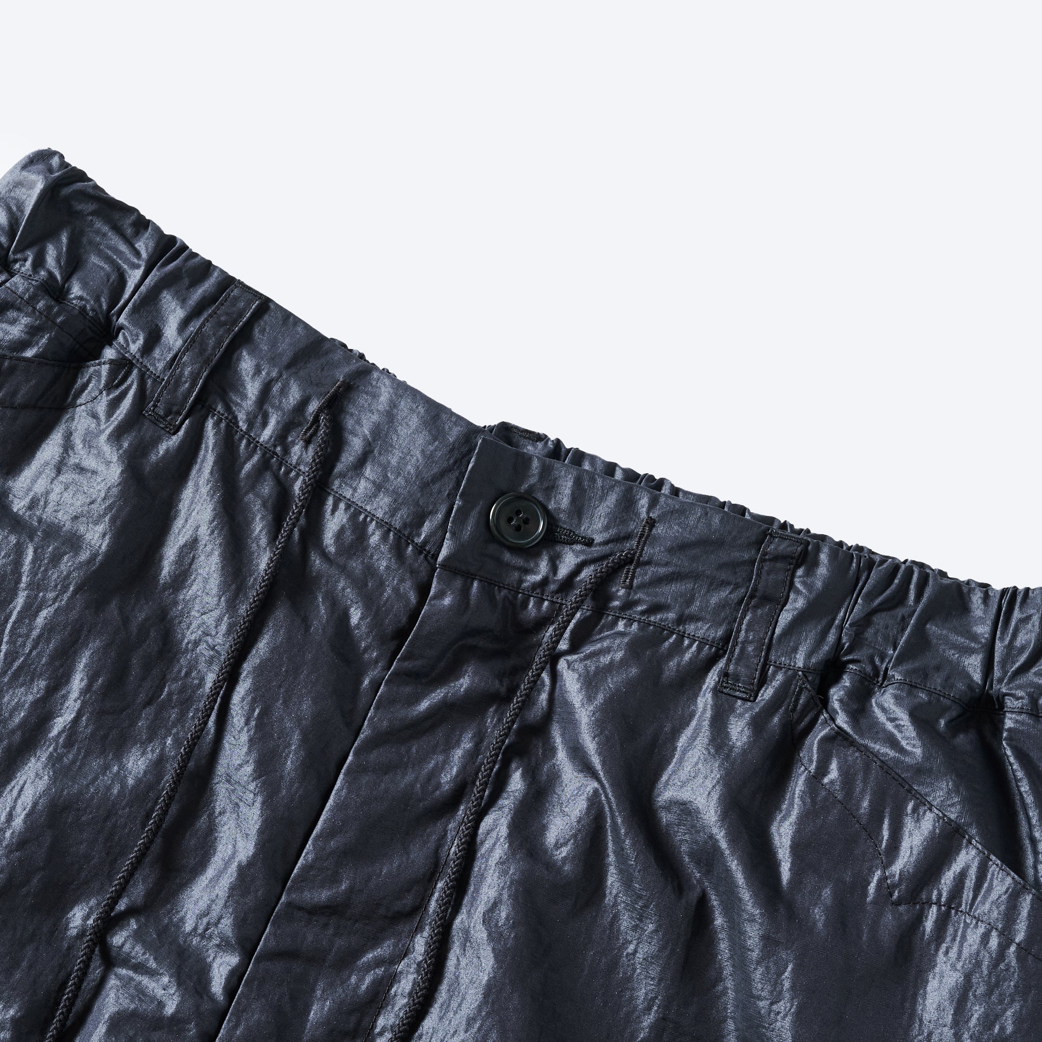 [PRE-ORDER SUMMER] #3319S-WTB ​​EZ Chinois De Luxe Shorts : waxy taffeta black