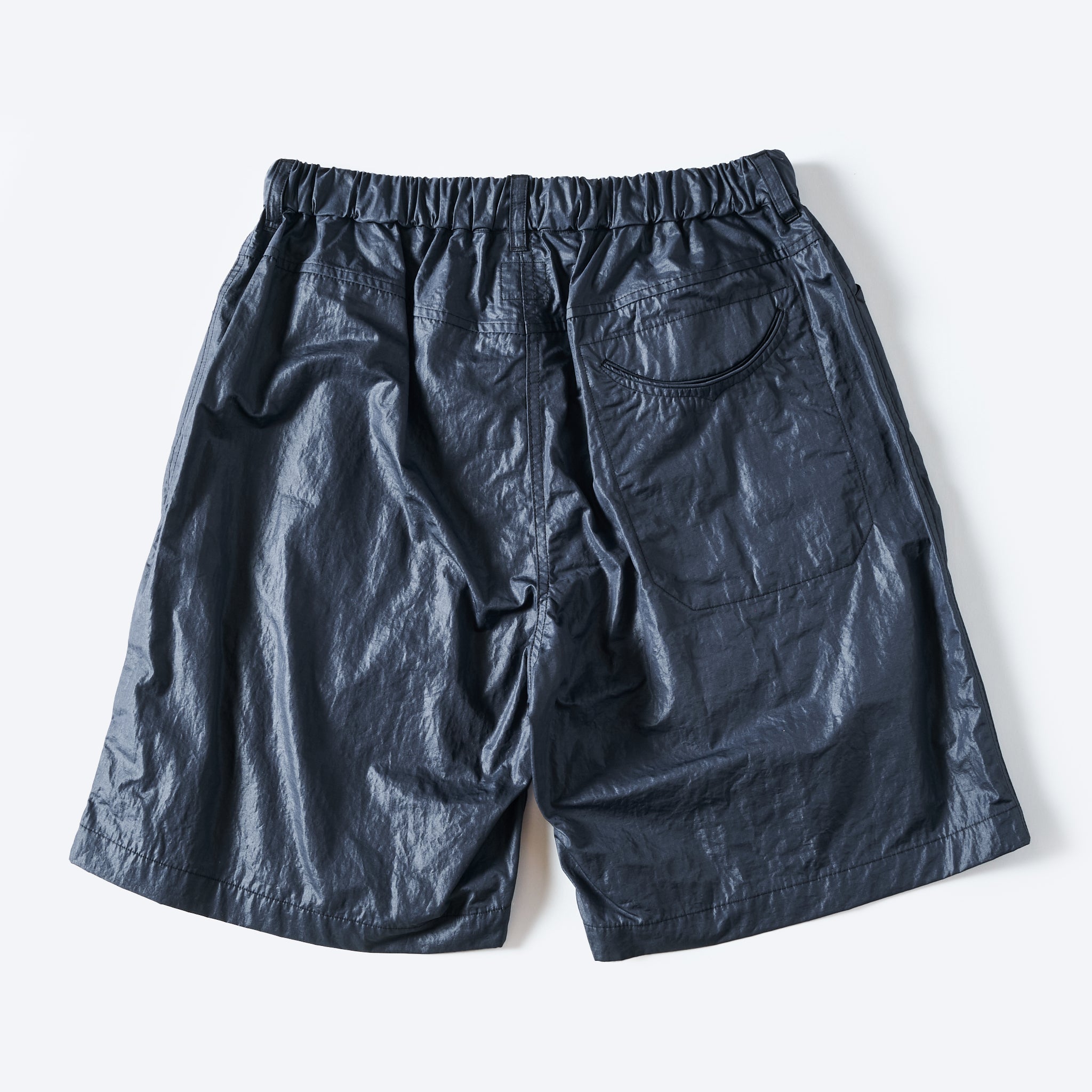[PRE-ORDER SUMMER] #3319S-WTN EZ Chinois De Luxe Shorts : waxy taffeta navy