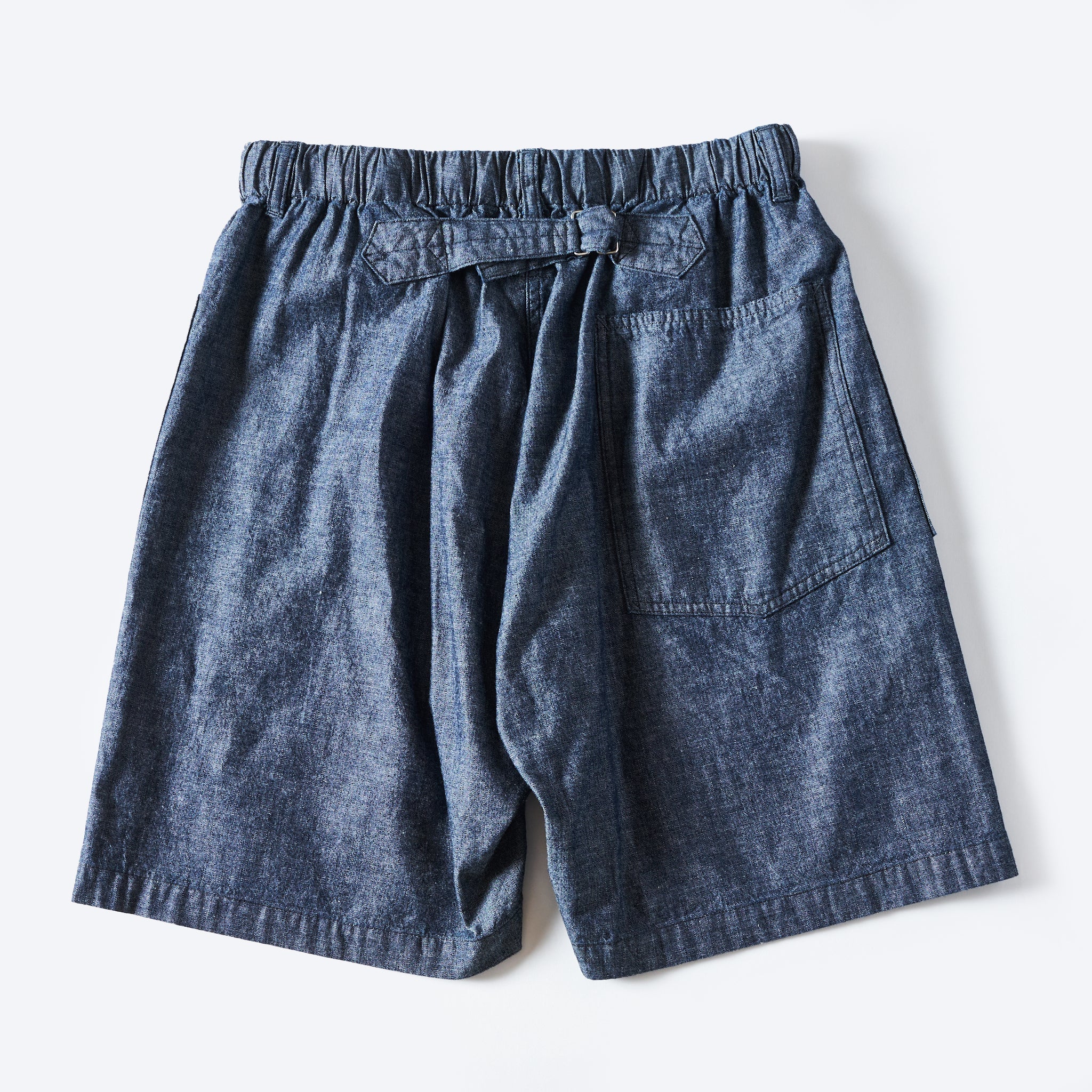 [PRE-ORDER SUMMER] #3313S-HCC EZ ARMY-NAVY Shorts 2 : heavy chambray