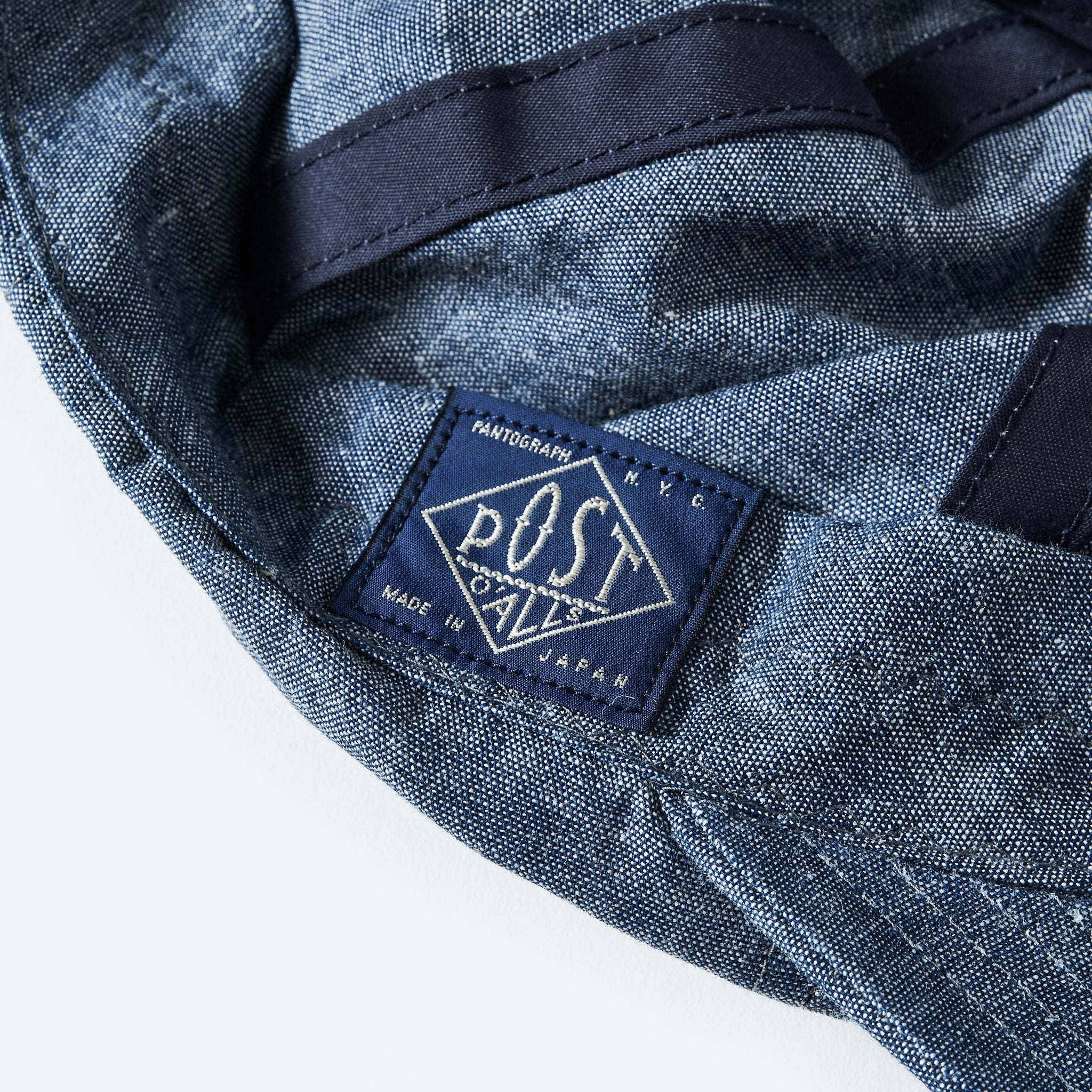#3903-CC POST Ball Cap : classic chambray indigo