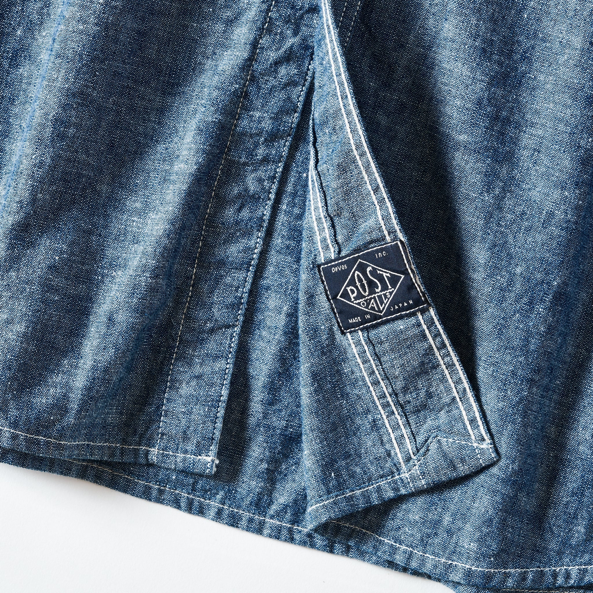 #1206-CC No.6 Shirt : classic chambray indigo
