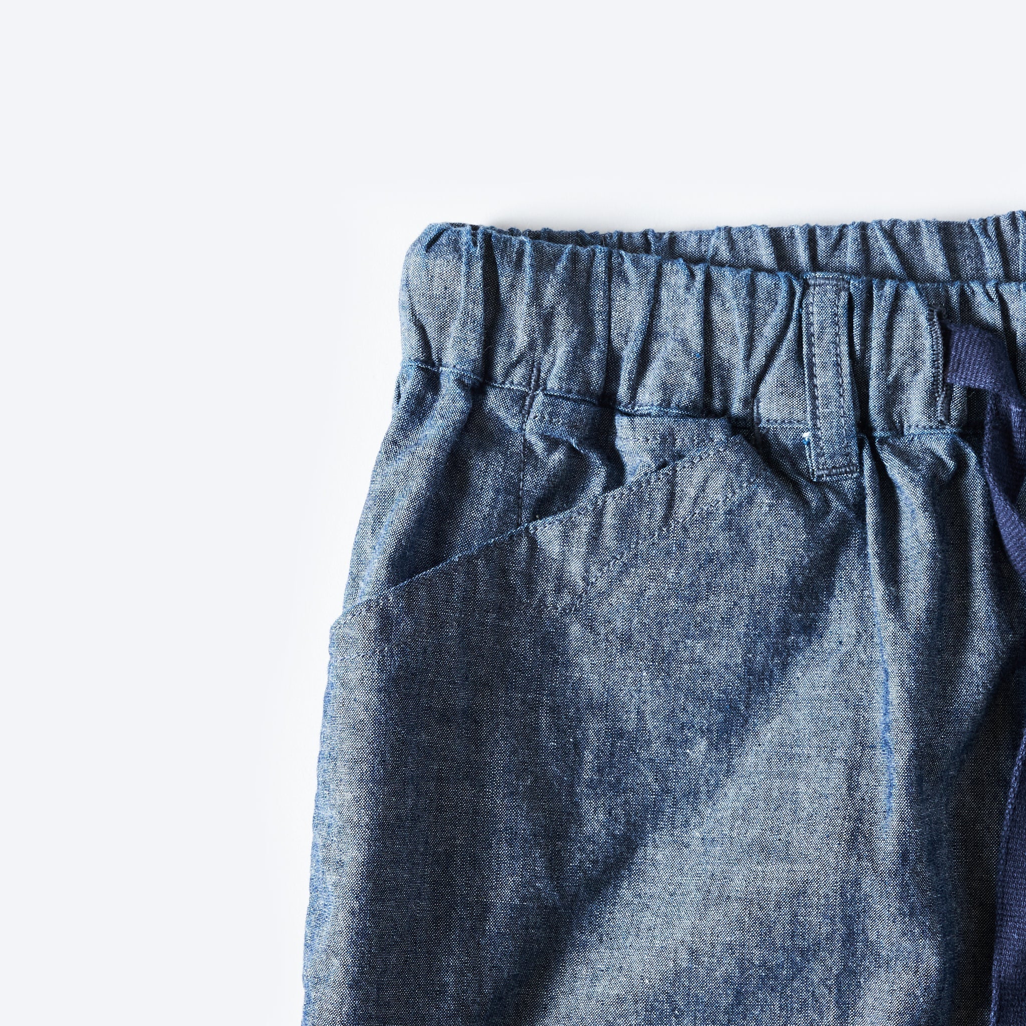 [PRE-ORDER SUMMER] #3318S-VSC EZ Travail Shorts : vintage sheeting chambray