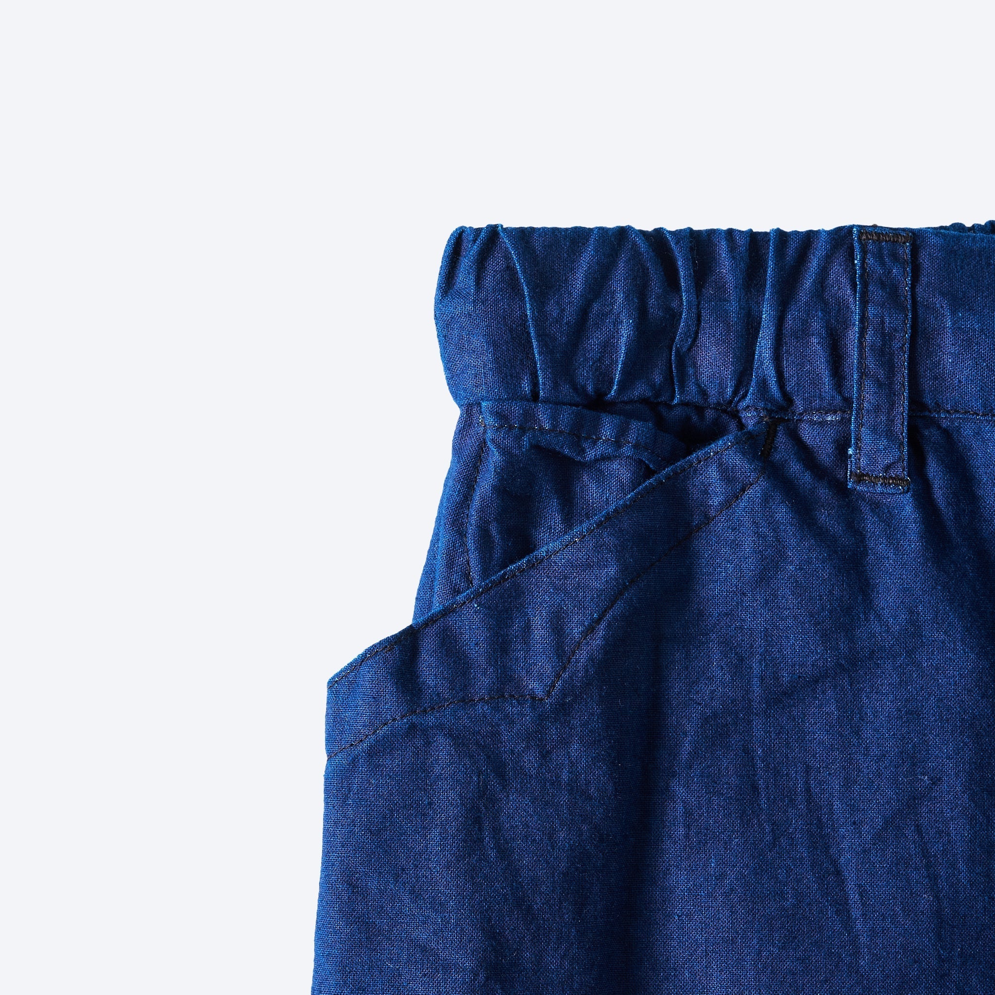 [PRE-ORDER SUMMER] #3319S-SSI EZ Chinois De Luxe Shorts : summer sheeting indigo
