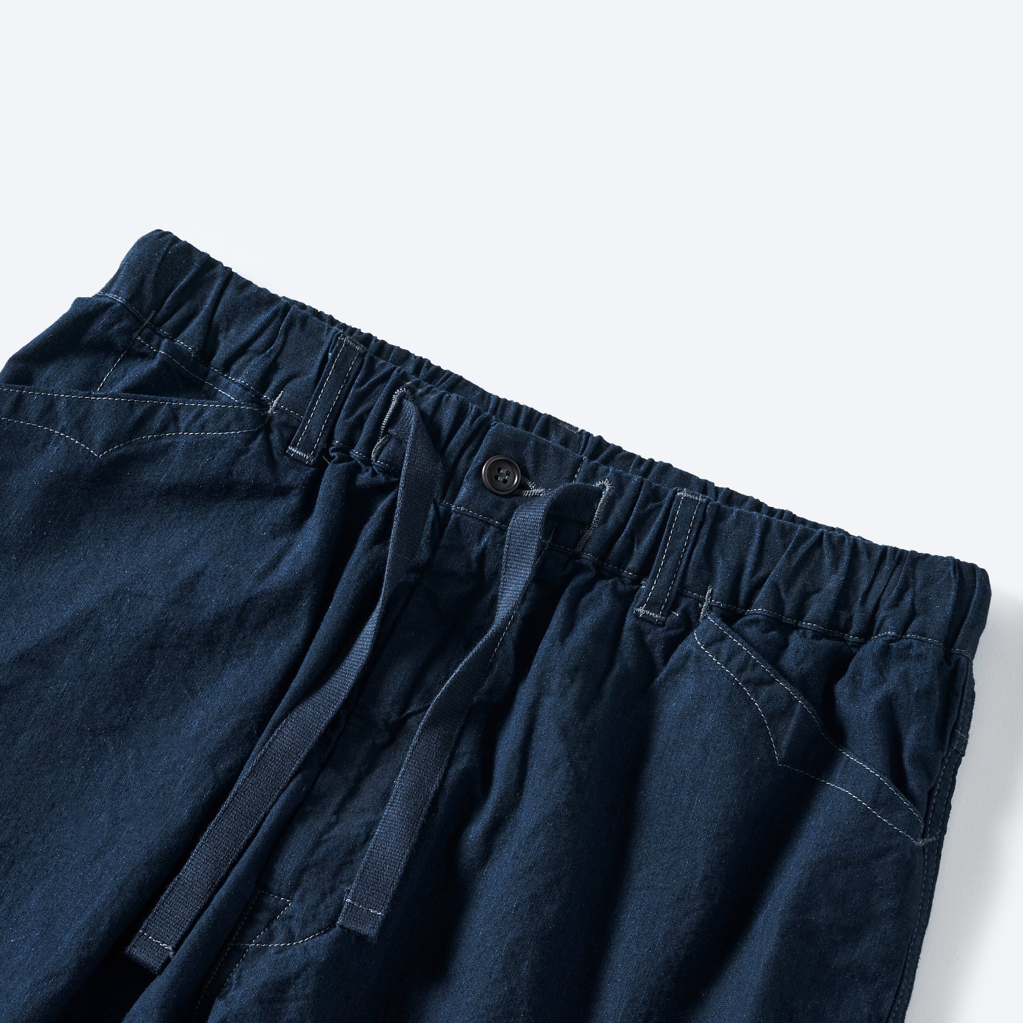 [PRE-ORDER SUMMER] #3318S-VSI EZ Travail Shorts : vintage sheeting indigo