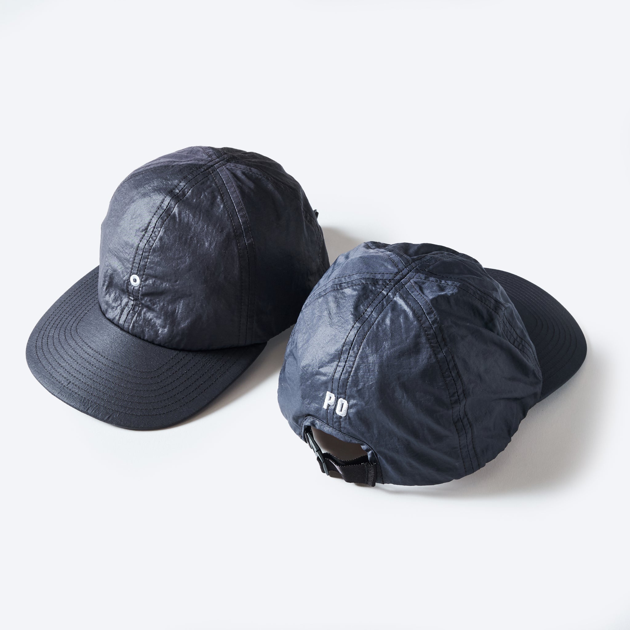 #3903-WTN POST Ball Cap: waxy taffeta navy
