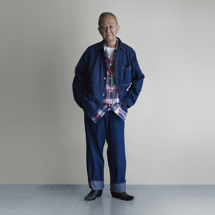 3113-W8D POST 43 : 8 oz. vintage denim indigo (deep washed) – POST  