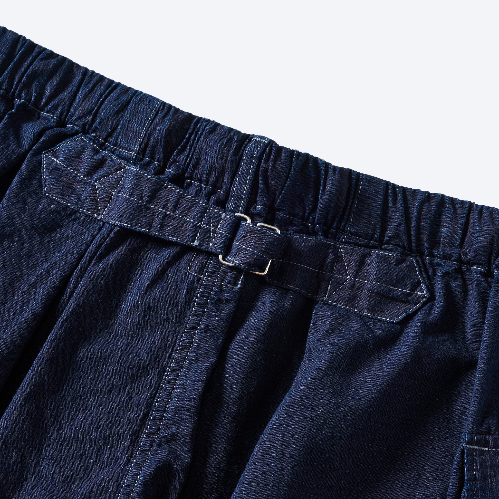 [PRE-ORDER SUMMER] #3308S-CRI EZ WALKABOUT Shorts : cotton ripstop indigo