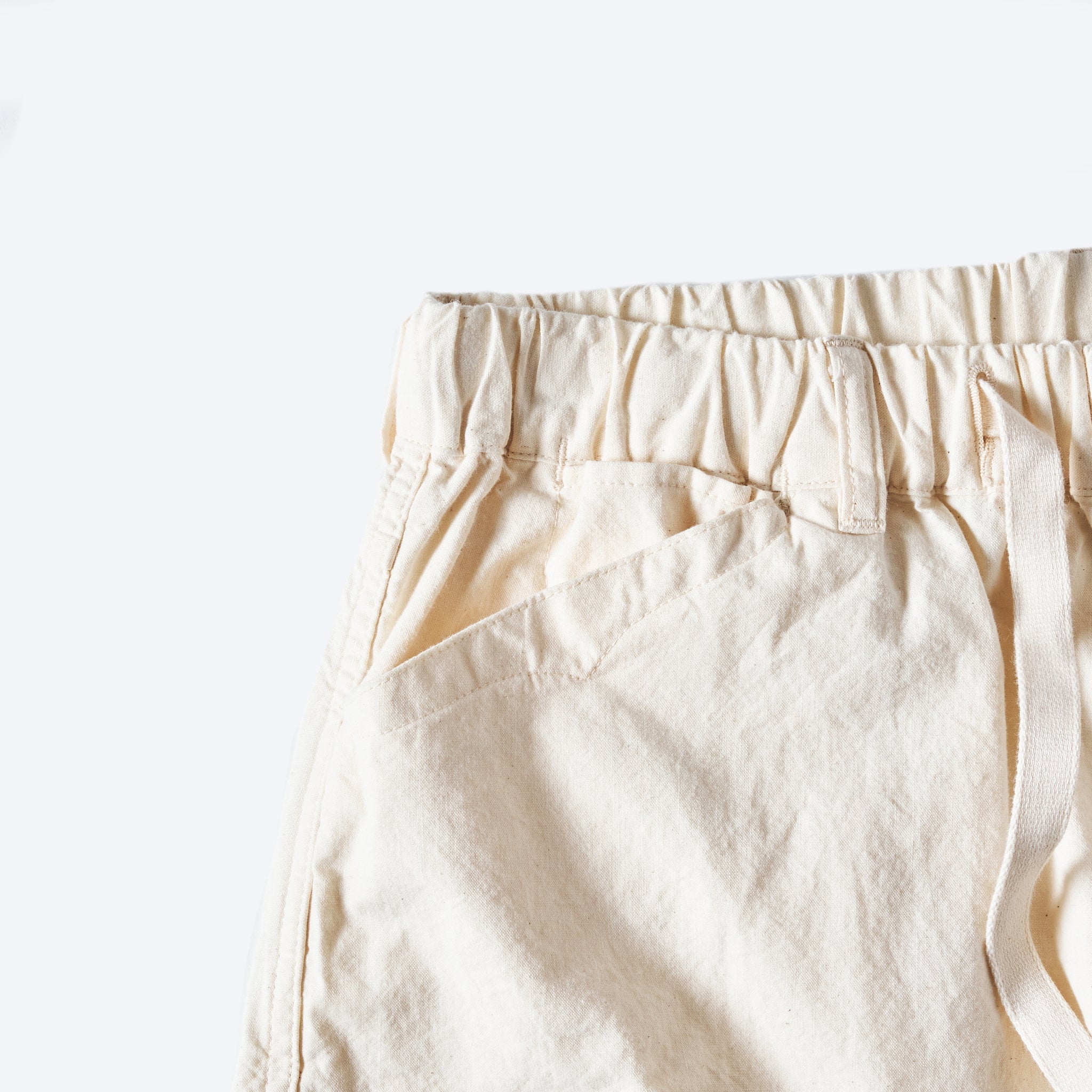 [PRE-ORDER SUMMER] #3318S-VSN EZ Travail Shorts : vintage sheeting natural
