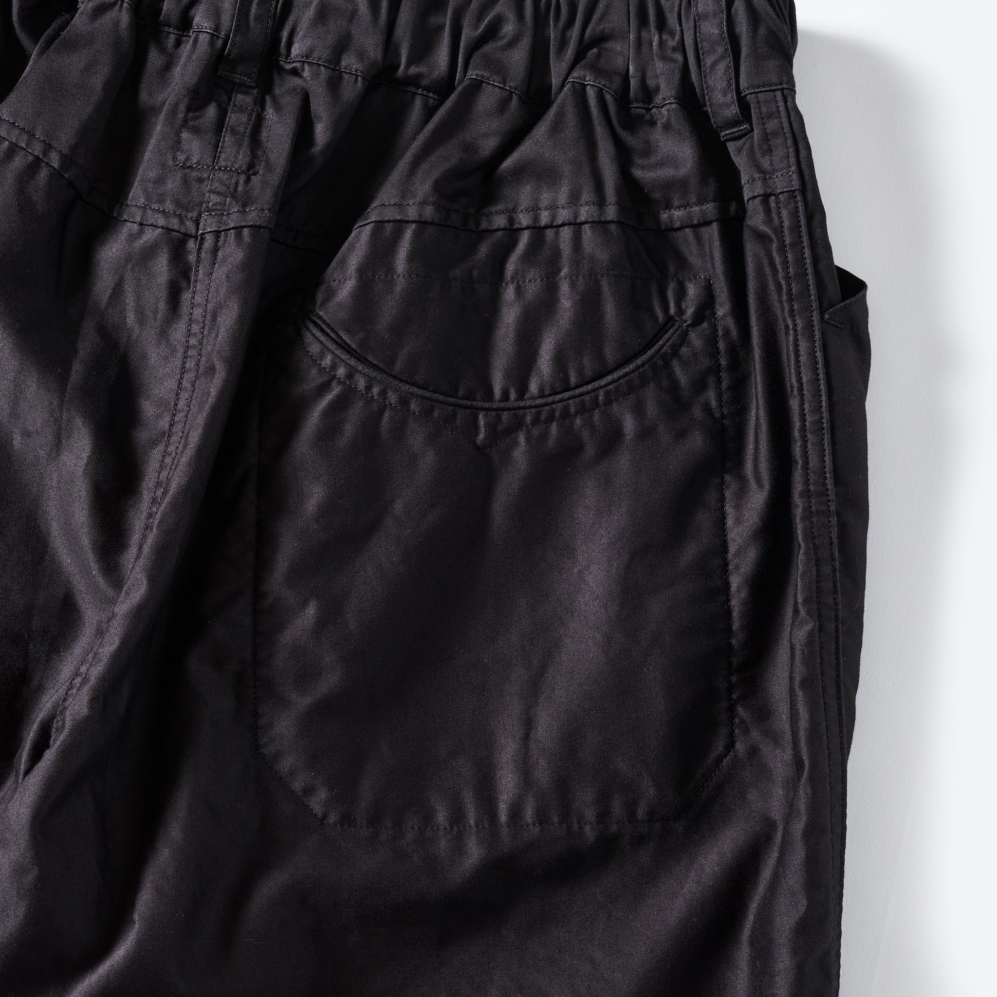 [PRE-ORDER SUMMER] #3319S-SMB EZ Chinois De Luxe Shorts : summer moleskin black