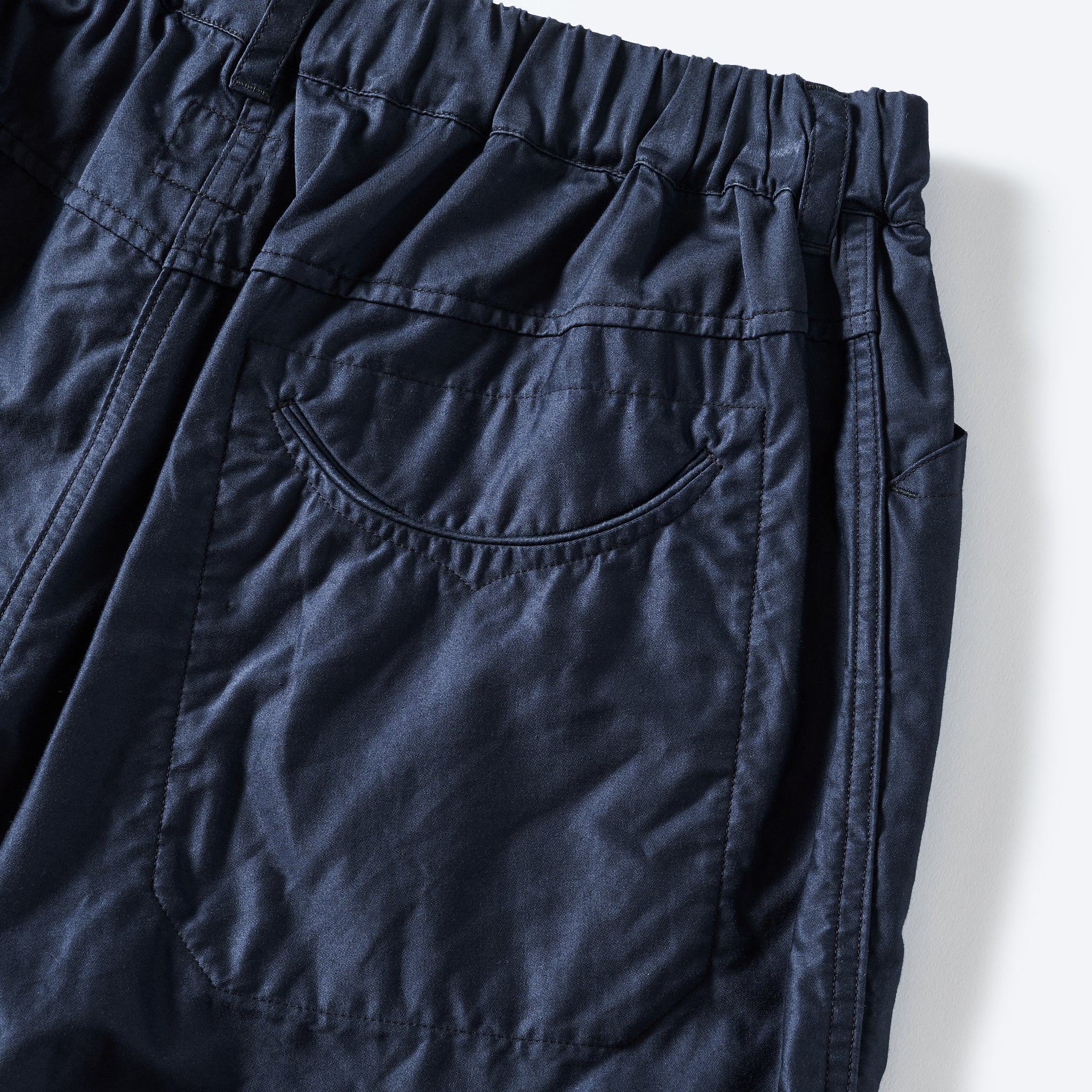 [PRE-ORDER SUMMER] #3319S-SMN EZ Chinois De Luxe Shorts : summer moleskin navy