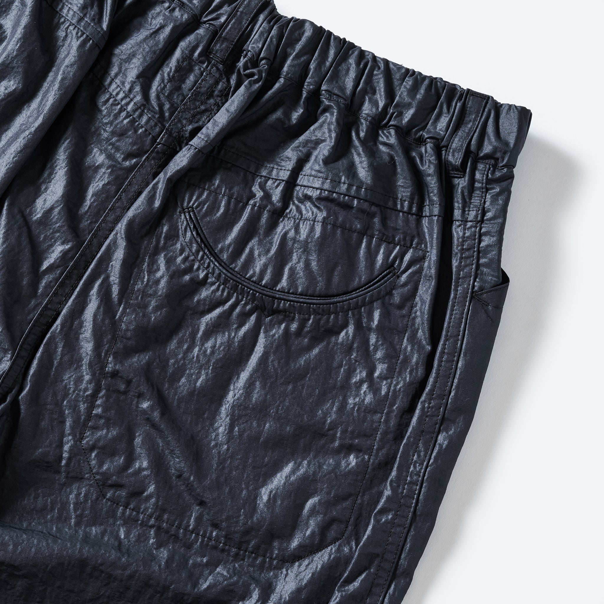 [PRE-ORDER SUMMER] #3319S-WTB ​​EZ Chinois De Luxe Shorts : waxy taffeta black
