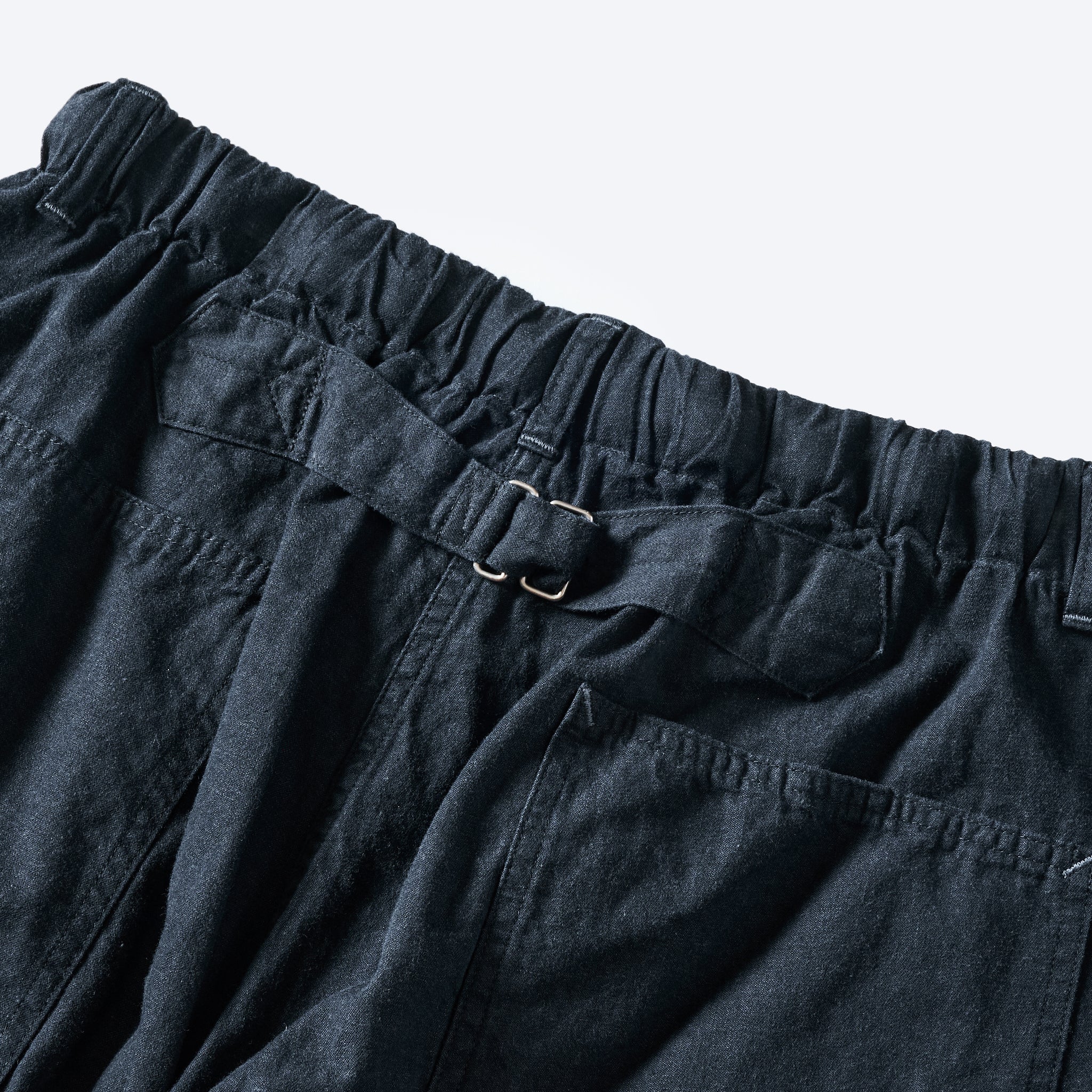 [PRE-ORDER SUMMER] #3312S-6DB EZ DND Shorts : 6 oz. denim black