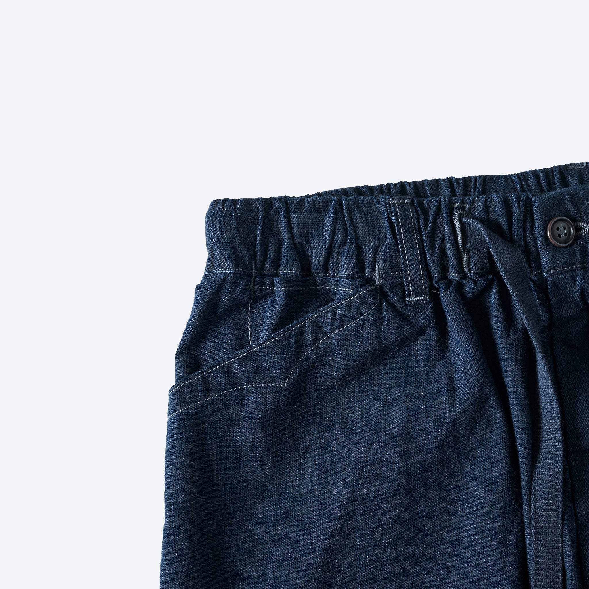 [PRE-ORDER SUMMER] #3318S-VSI EZ Travail Shorts : vintage sheeting indigo