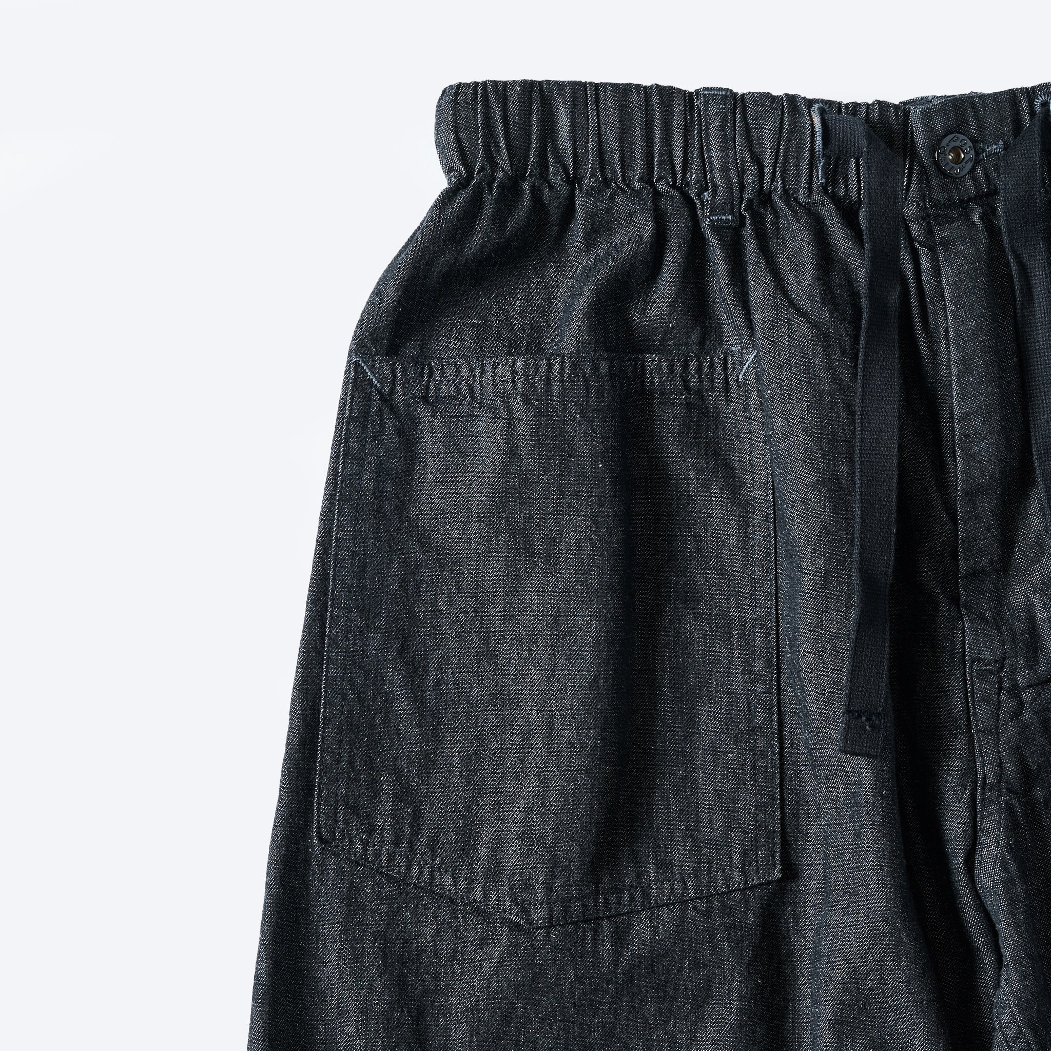 [PRE-ORDER SUMMER] #3313S-8DB EZ ARMY-NAVY Shorts 2 : 8oz. denim black