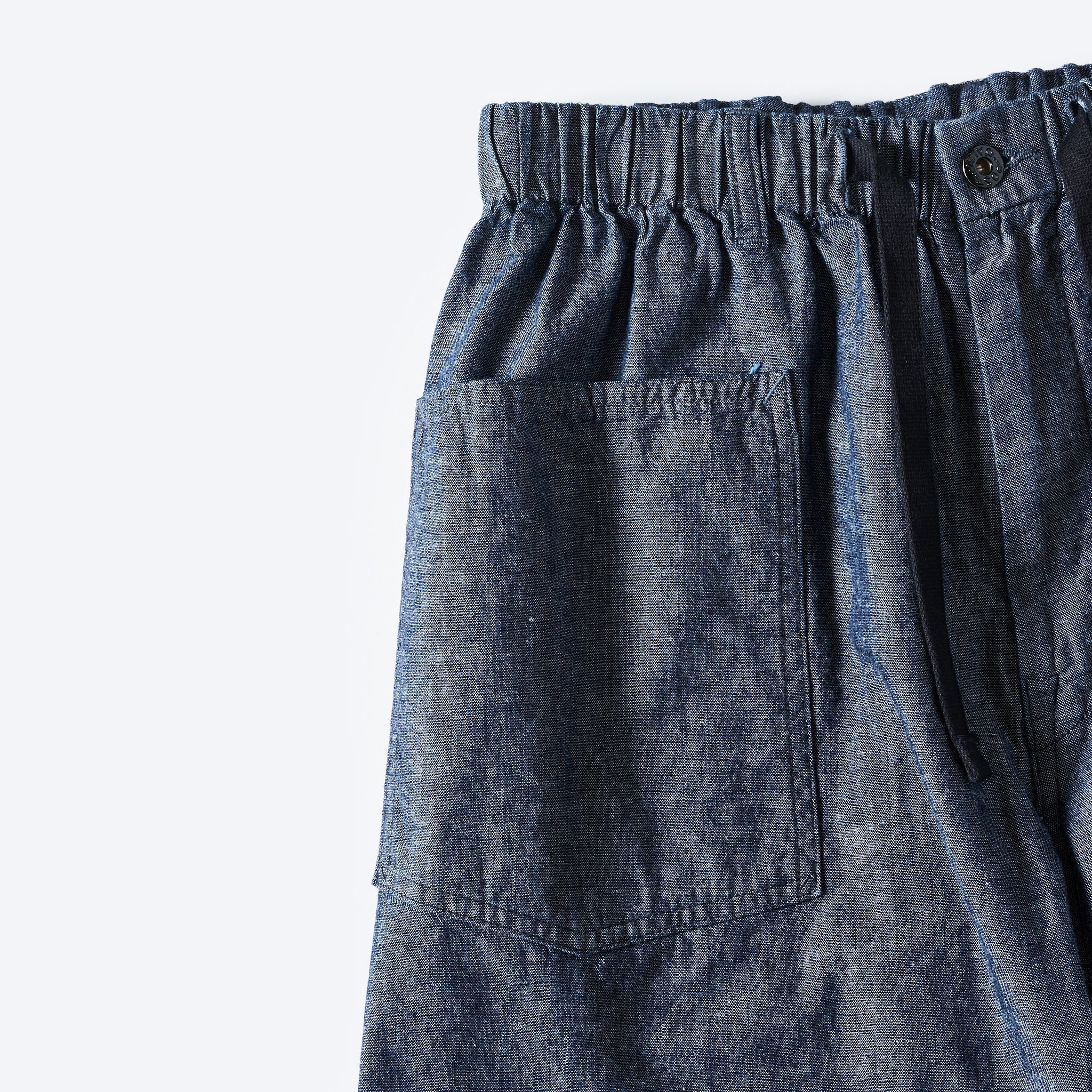 [PRE-ORDER SUMMER] #3313S-HCC EZ ARMY-NAVY Shorts 2 : heavy chambray