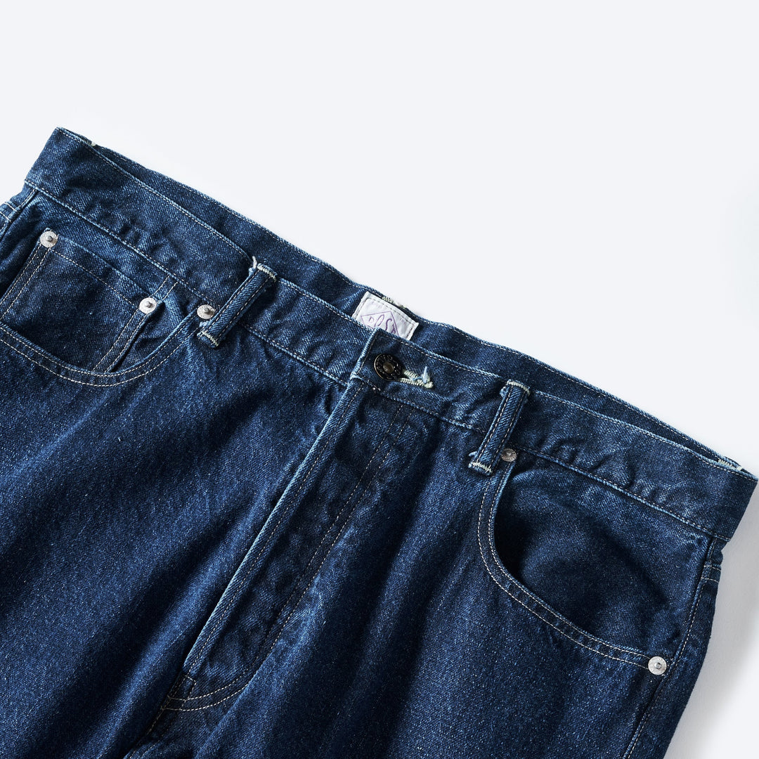 1397-12DW No.2 Five Pocket : 12oz. selvedge deep washed