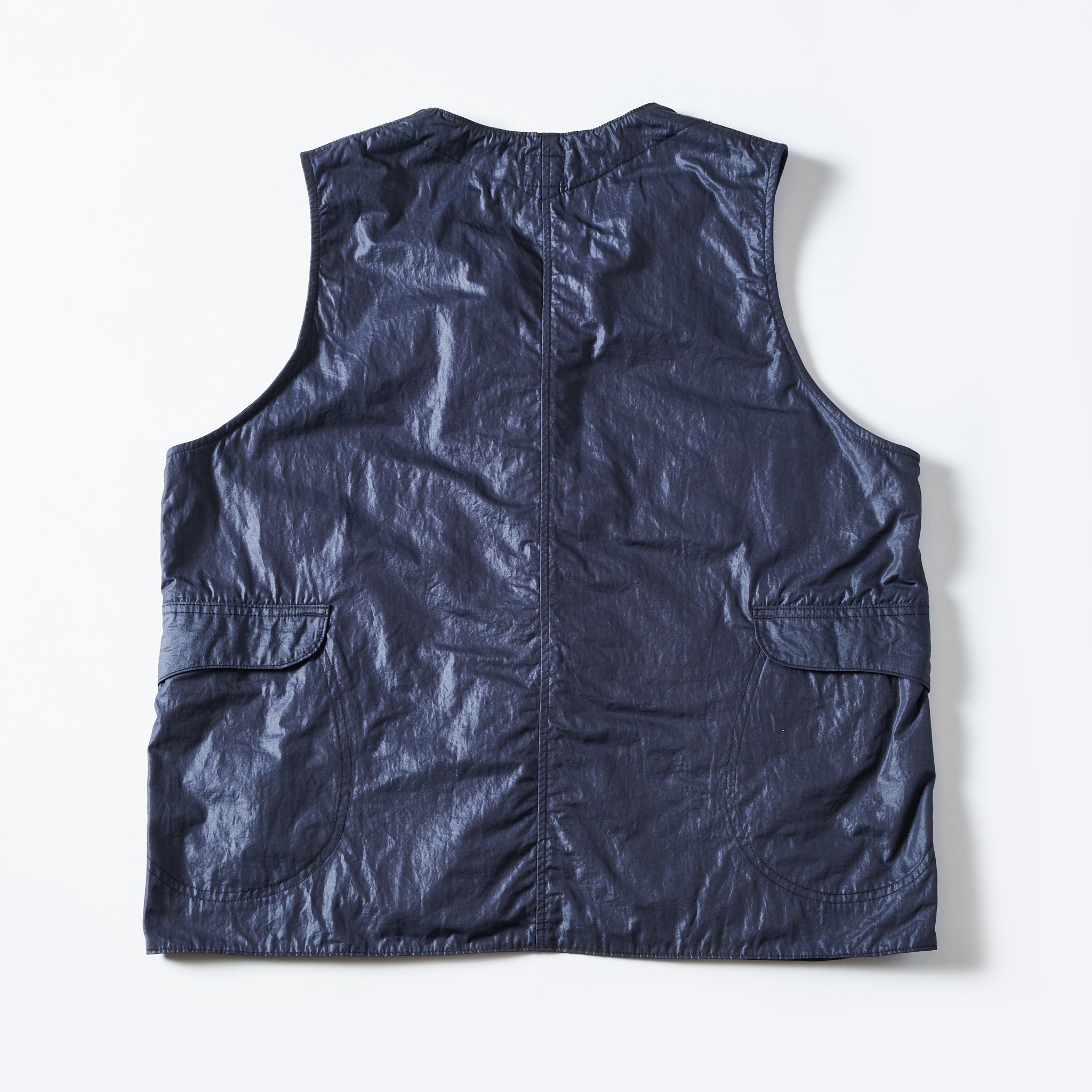 #1512-WTN Royal Traveler : waxy taffeta navy
