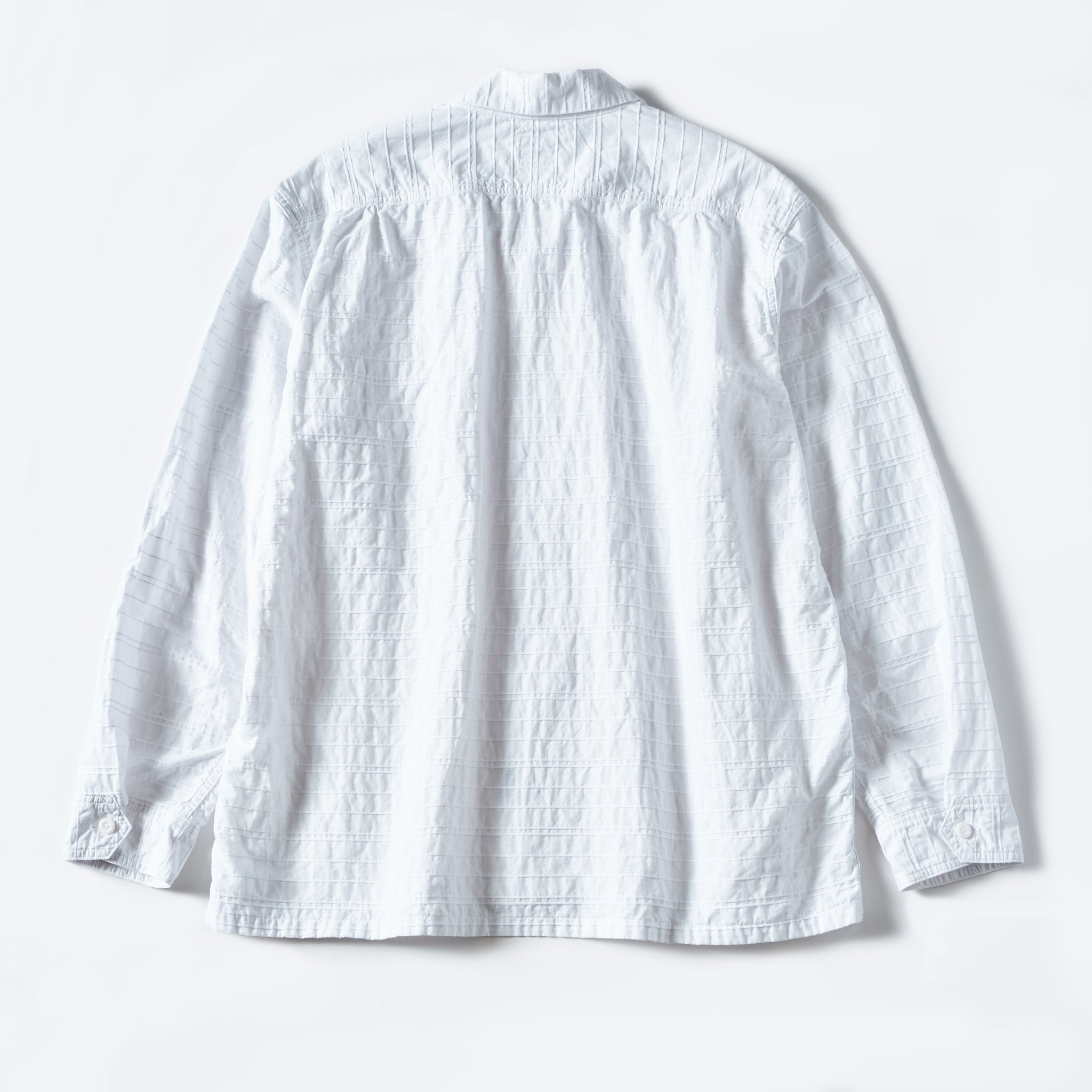 [PRE-ORDER vol.2] #1208B-HW New Basic Shirt: horizontal white