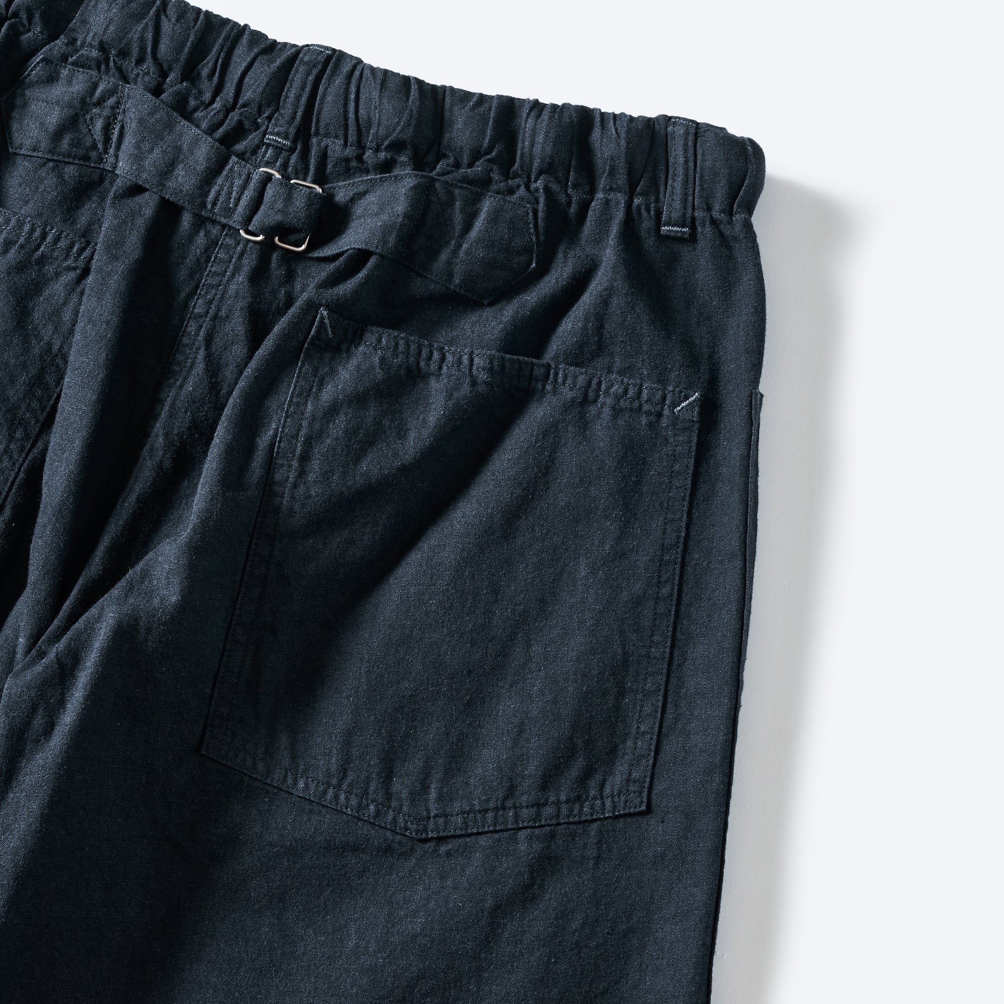 [PRE-ORDER SUMMER] #3312S-6DB EZ DND Shorts : 6 oz. denim black
