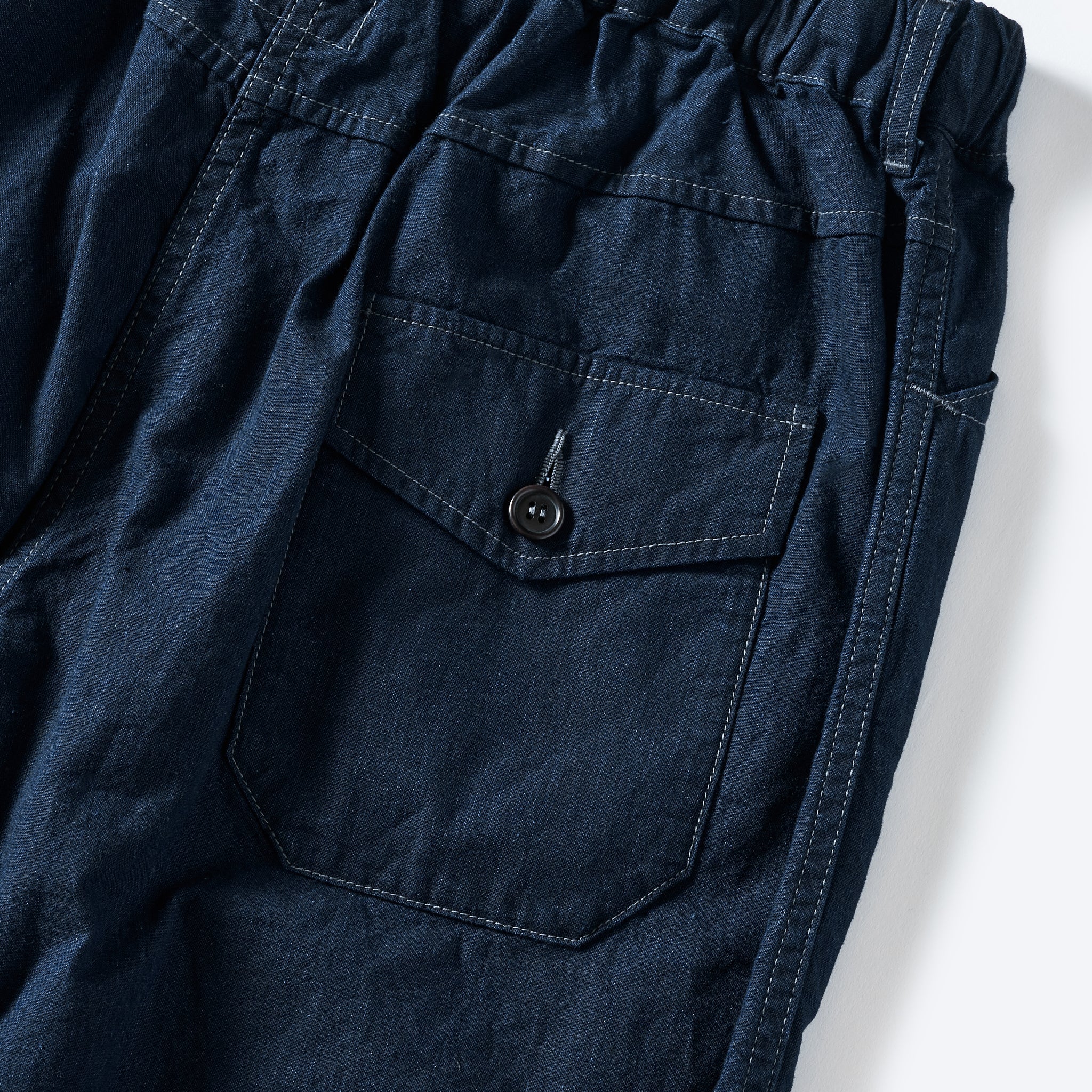 [PRE-ORDER SUMMER] #3318S-VSI EZ Travail Shorts : vintage sheeting indigo