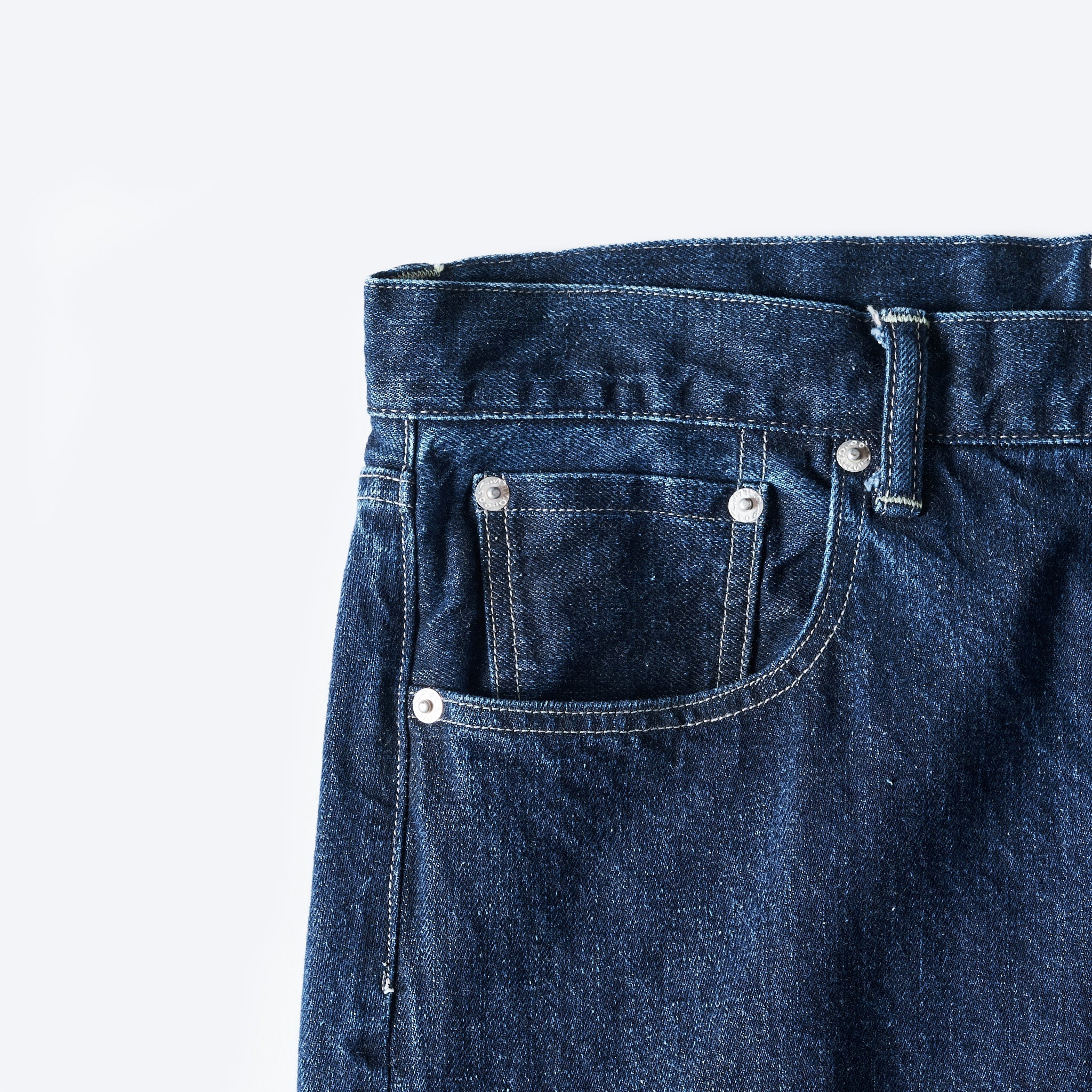 #1397-12DW No.2 Five Pocket : 12oz. selvedge deep washed denim indigo