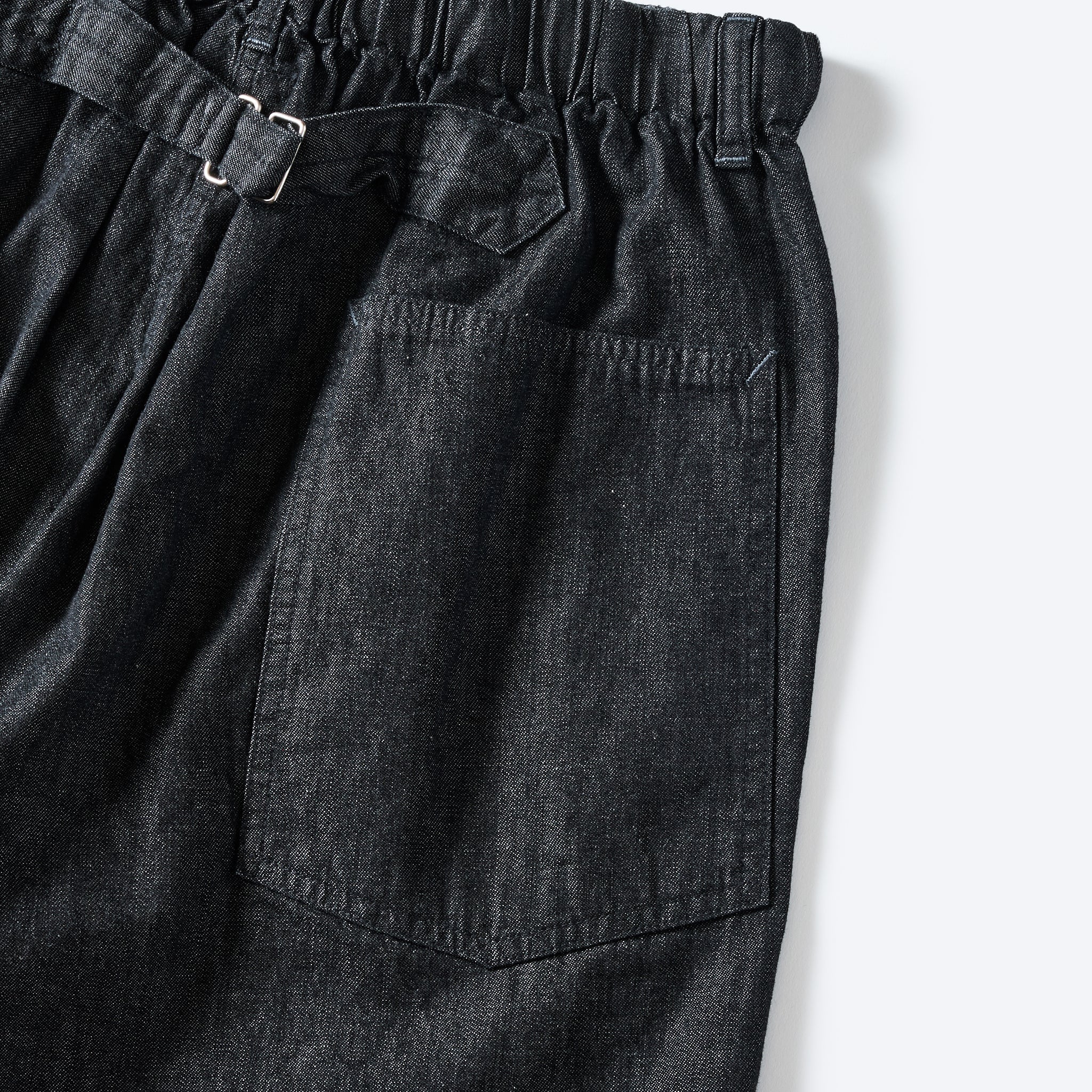 [PRE-ORDER SUMMER] #3313S-8DB EZ ARMY-NAVY Shorts 2 : 8oz. denim black