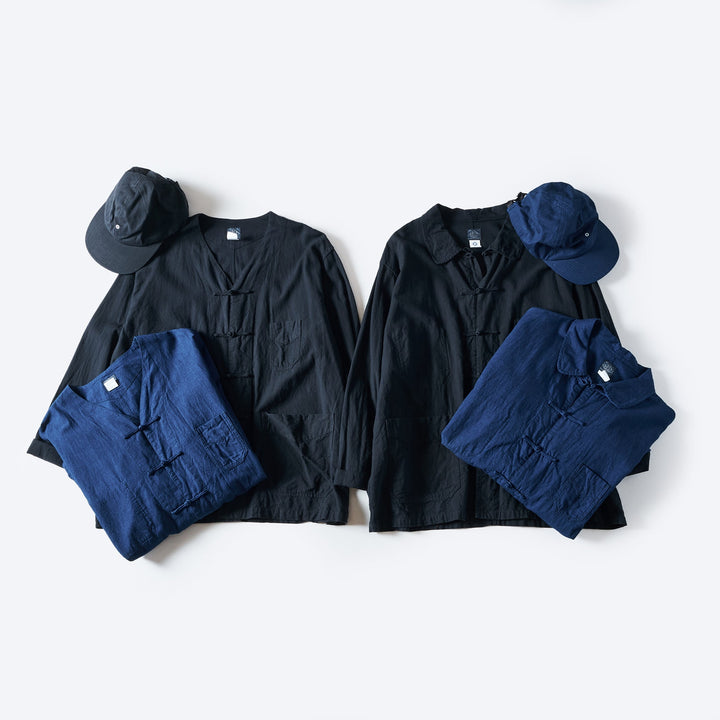 POST OʼALLS／POST Chinois DV（22SS） 3109BL-NC2 POST Chinois DV : nylon forest camo blue jungle