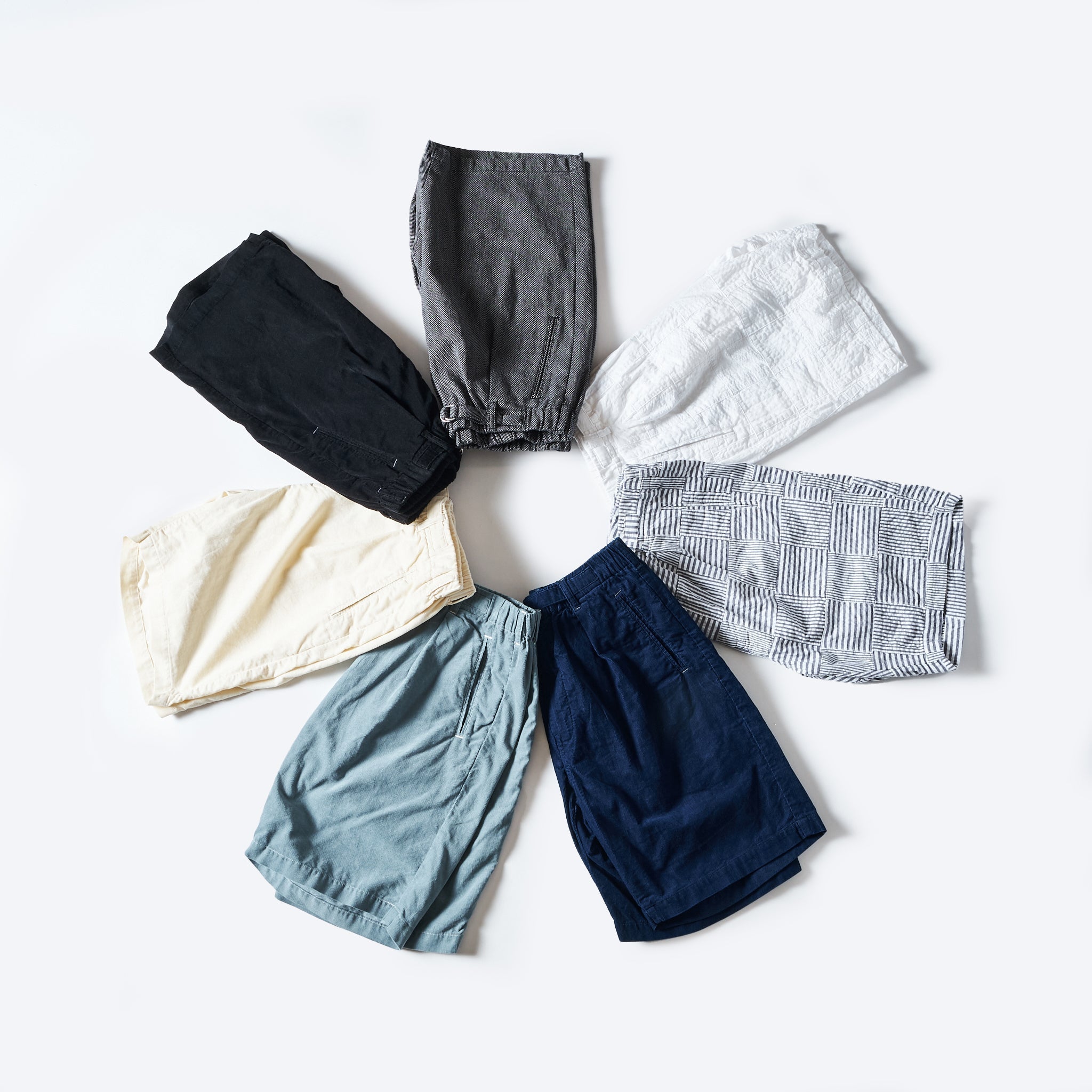 #3315S-SCI E-Z Lax 4 Shorts : summer cords indigo
