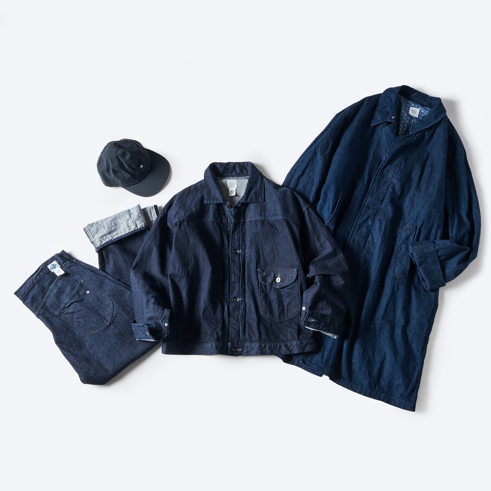 #1397-12DI No.2 Five Pocket : 12oz. selvedge denim indigo