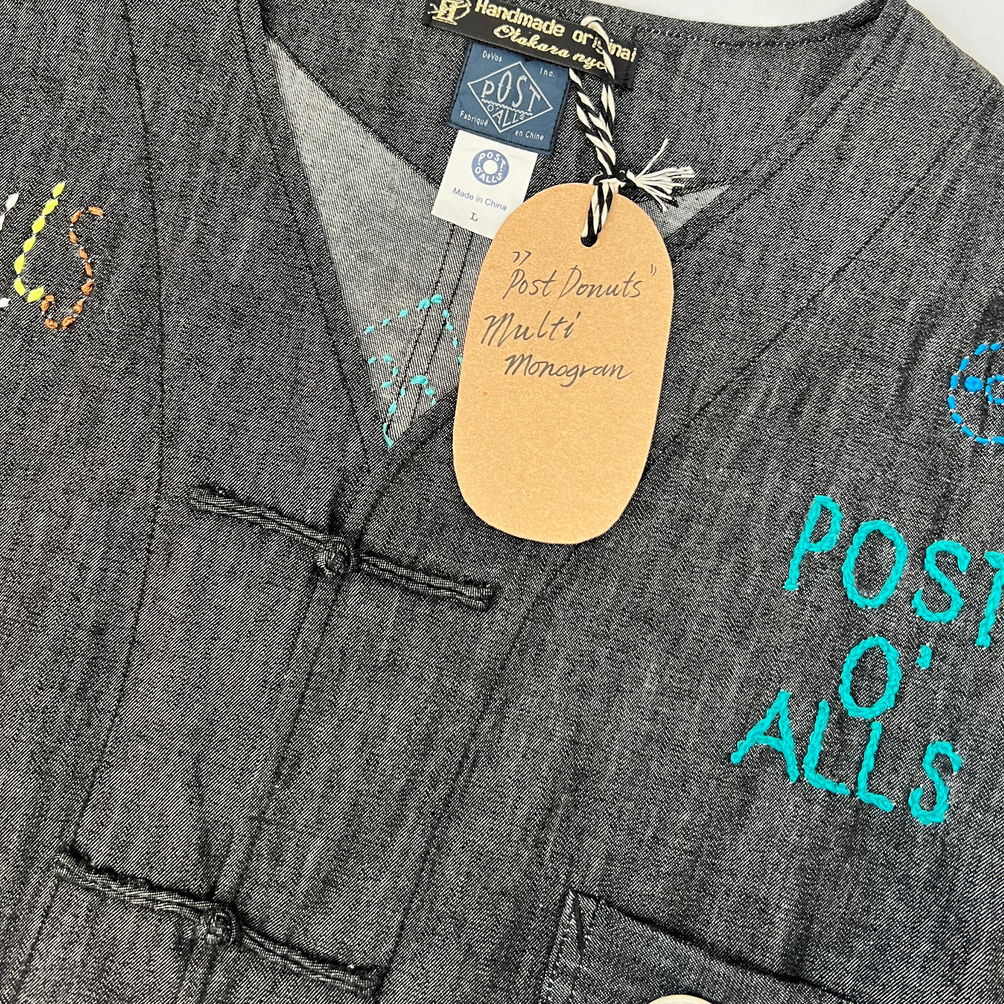 OTAKARA NYC X Post O’Alls #10 : "Post Donuts" multi monogram
