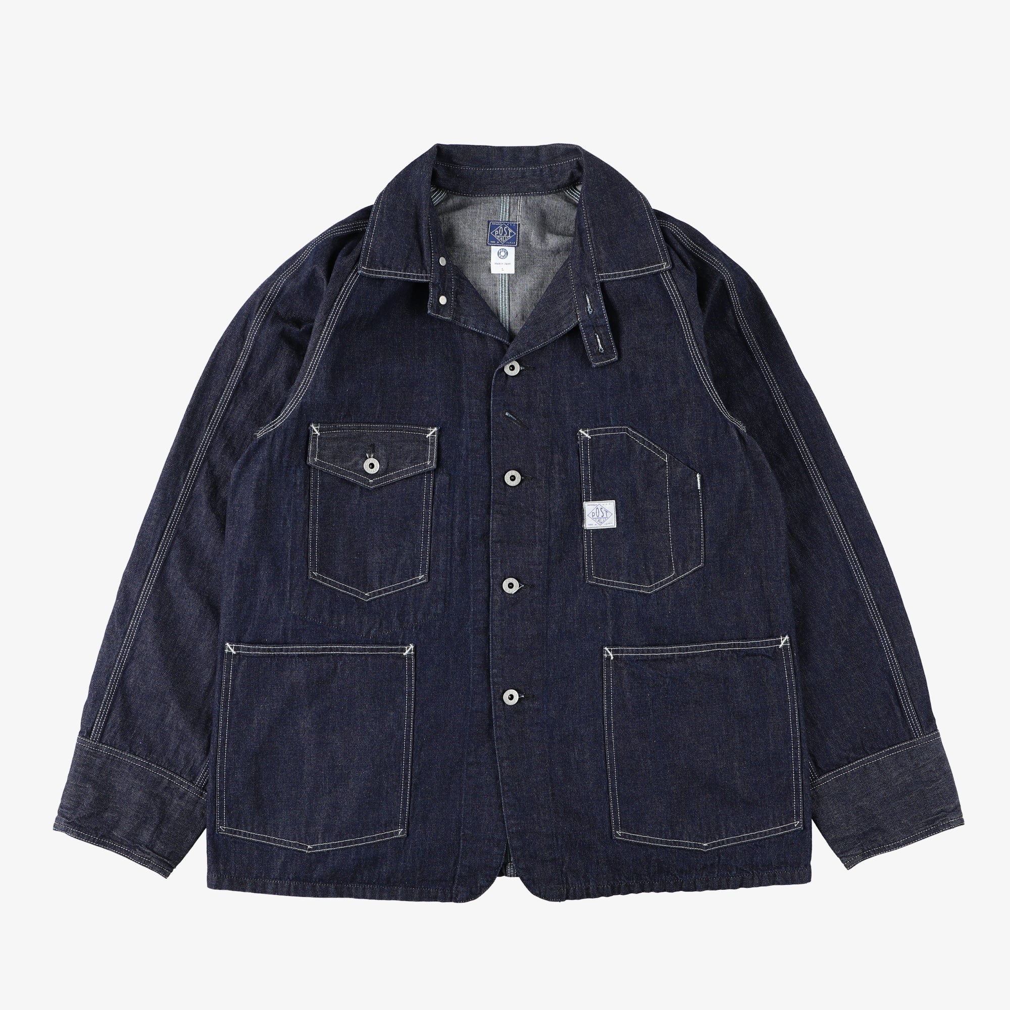 #1102 Engineers' jacket 10D / 10oz. Denim indigo