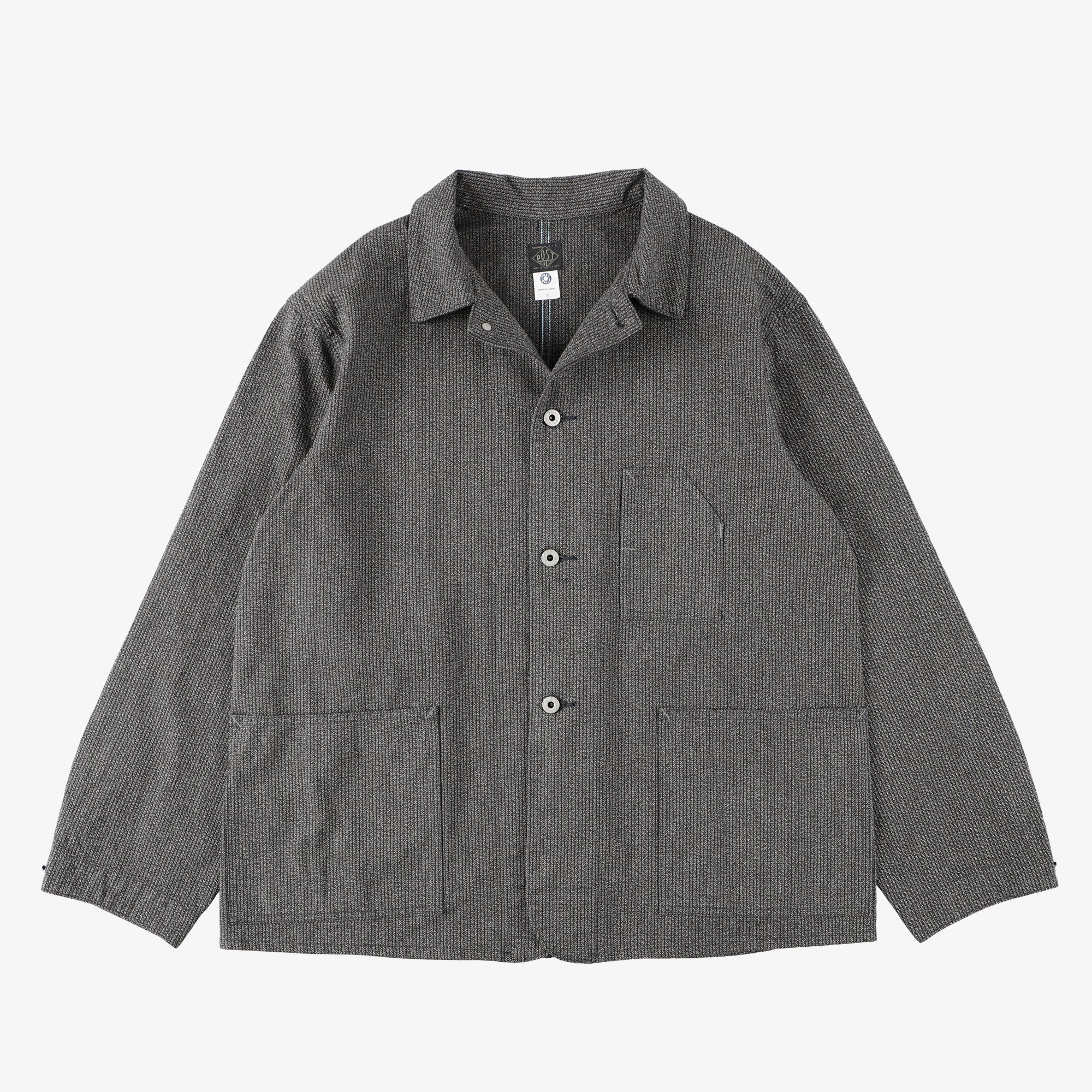 #1106R SH / grey heather stripe charcoal