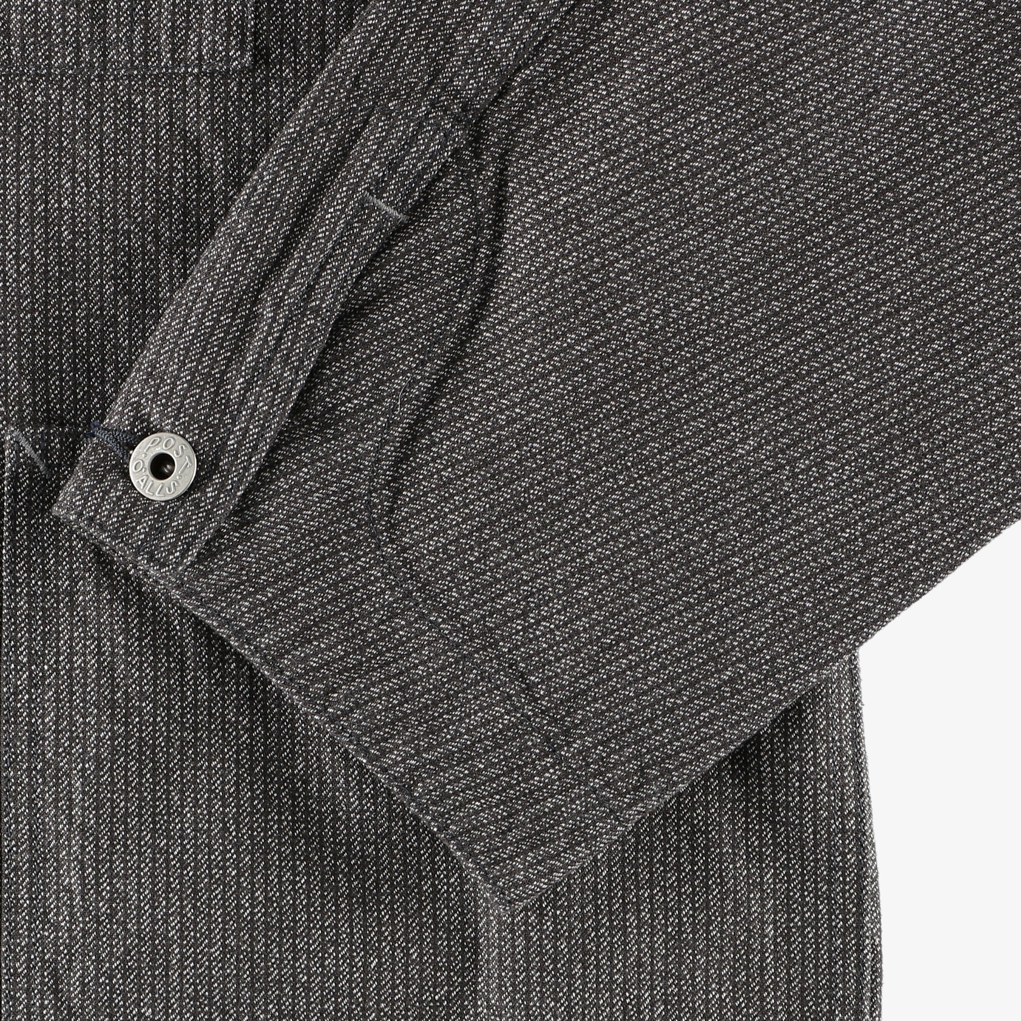 #1106R SH / grey heather stripe charcoal