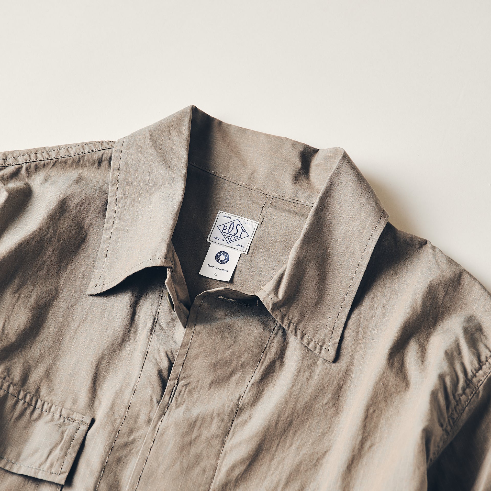 #1123-CRI BDU-R : cotton ripstop iridescent khaki