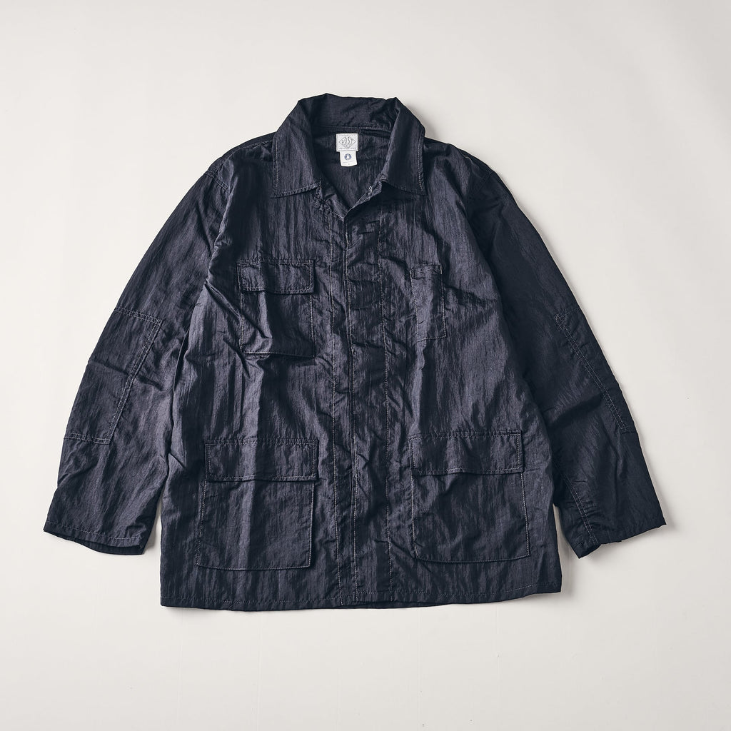 DEE V crinkle nylon taffeta ポストオーバーオールズ-
