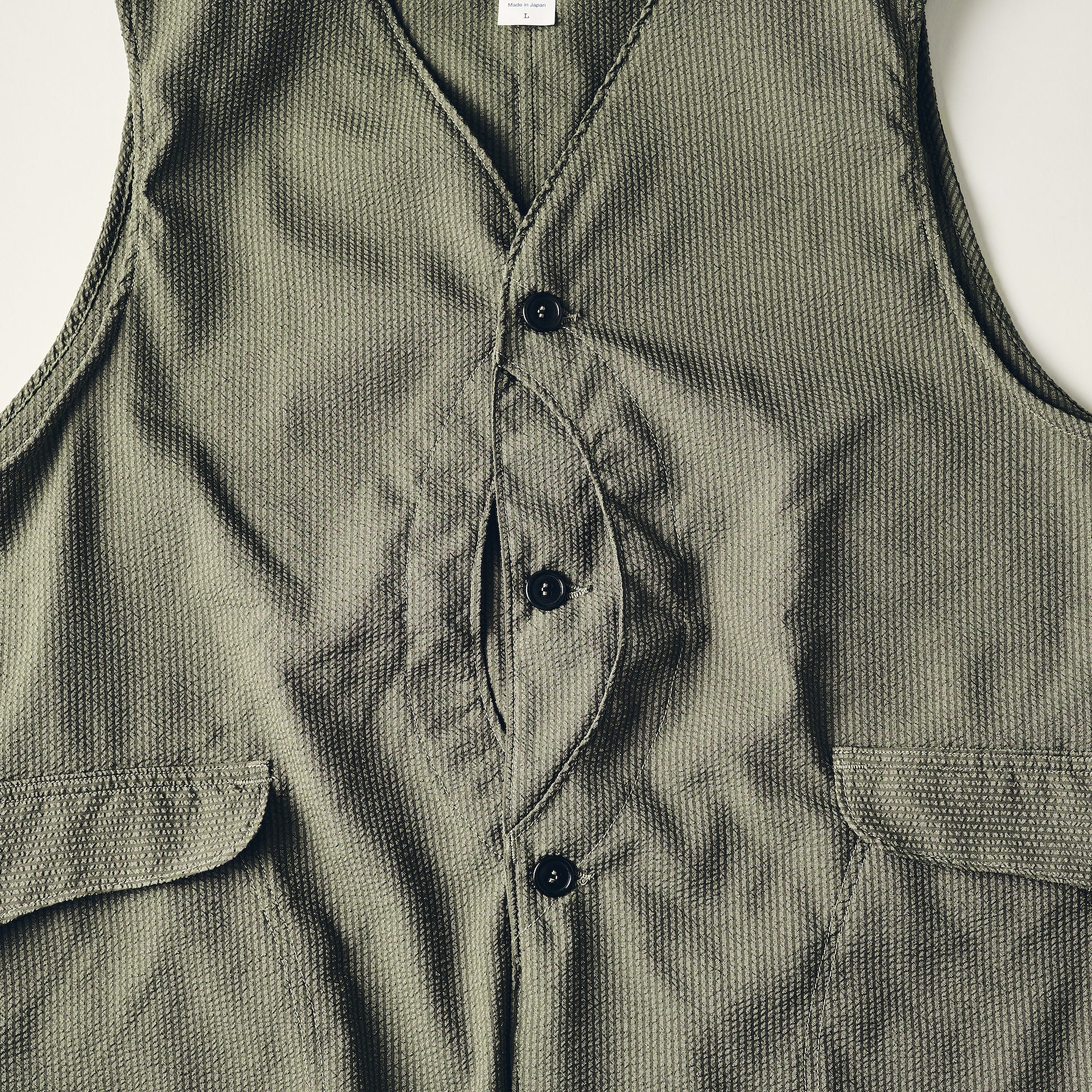 #1512-PSO Royal Traveler : poly seersucker olive