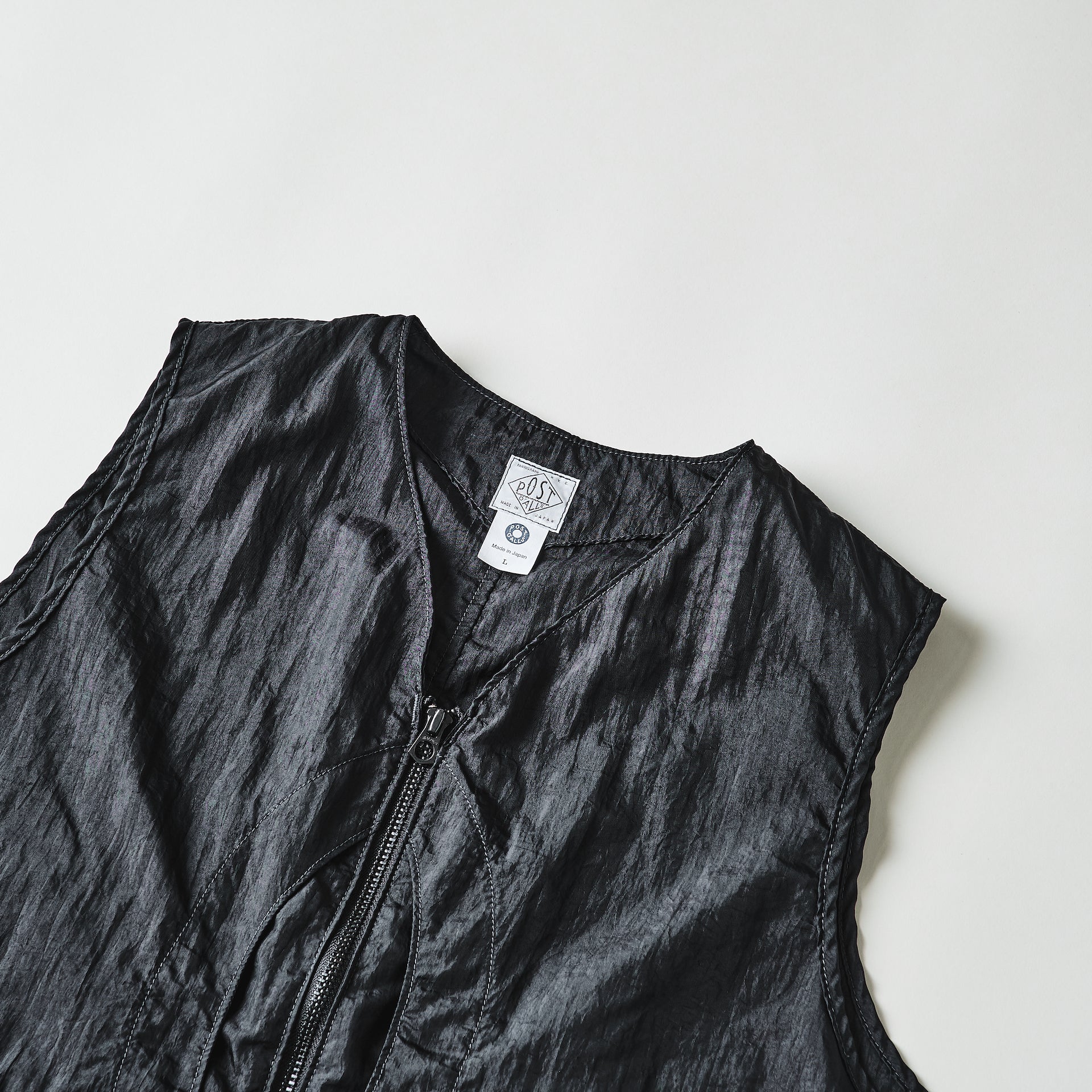 #1521-CTB Mr.DEE : crinkle nylon taffeta black
