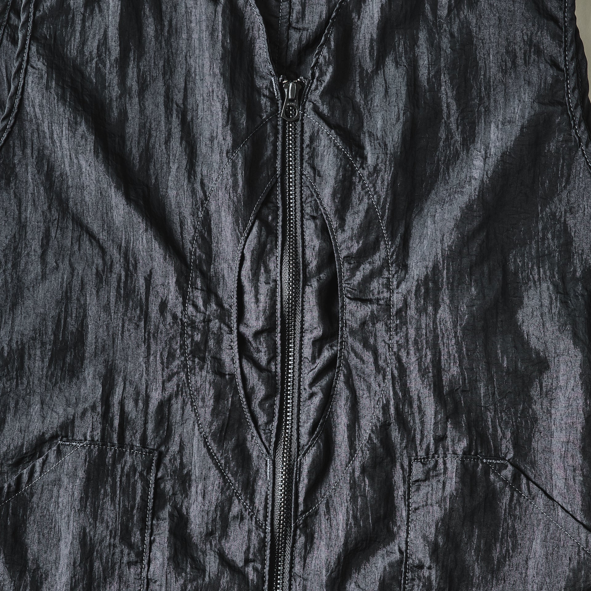 #1521-CTB Mr.DEE : crinkle nylon taffeta black
