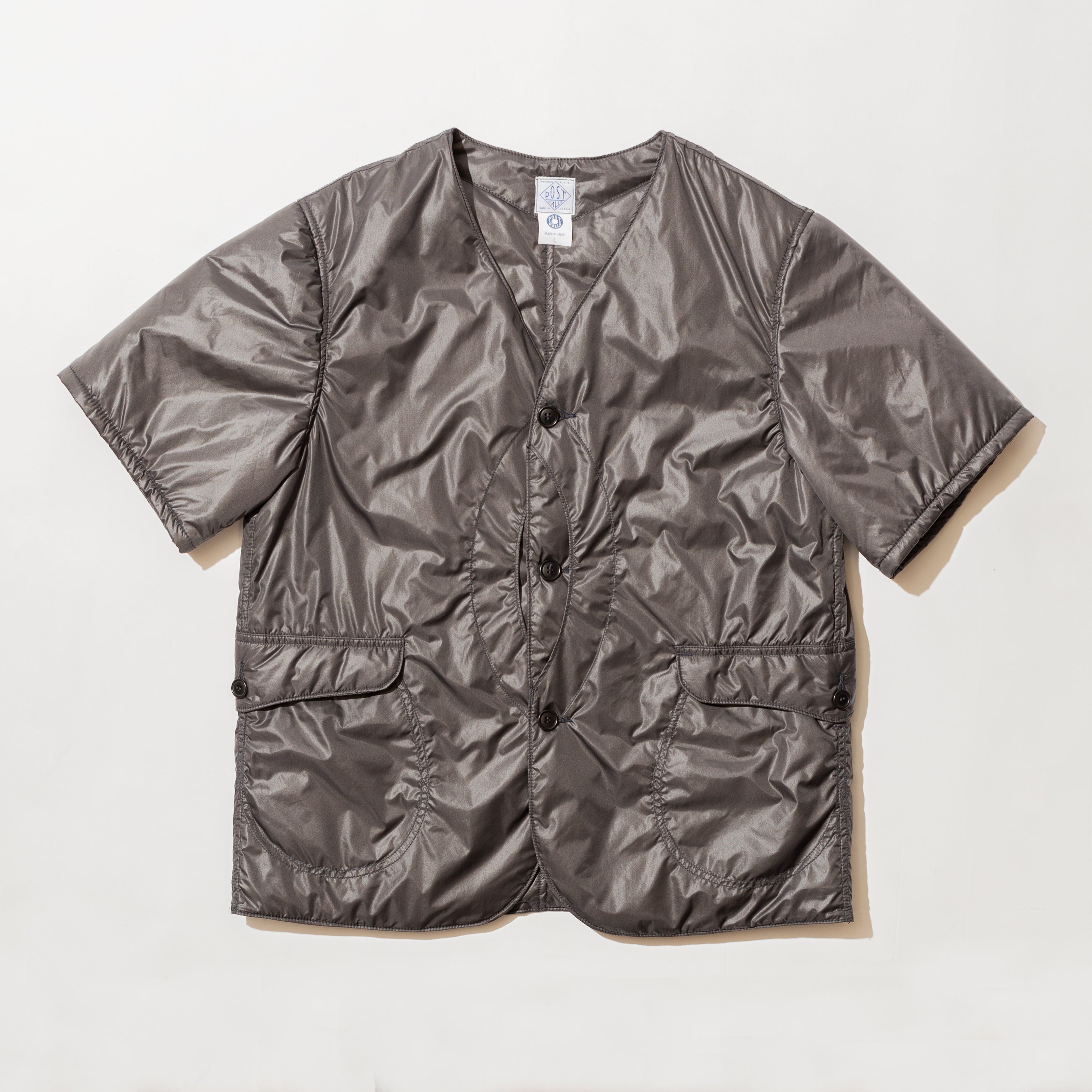 #1267B Royal Traveler Shirt-1/2 NT2 : nylon taffeta with Thinsulate grey