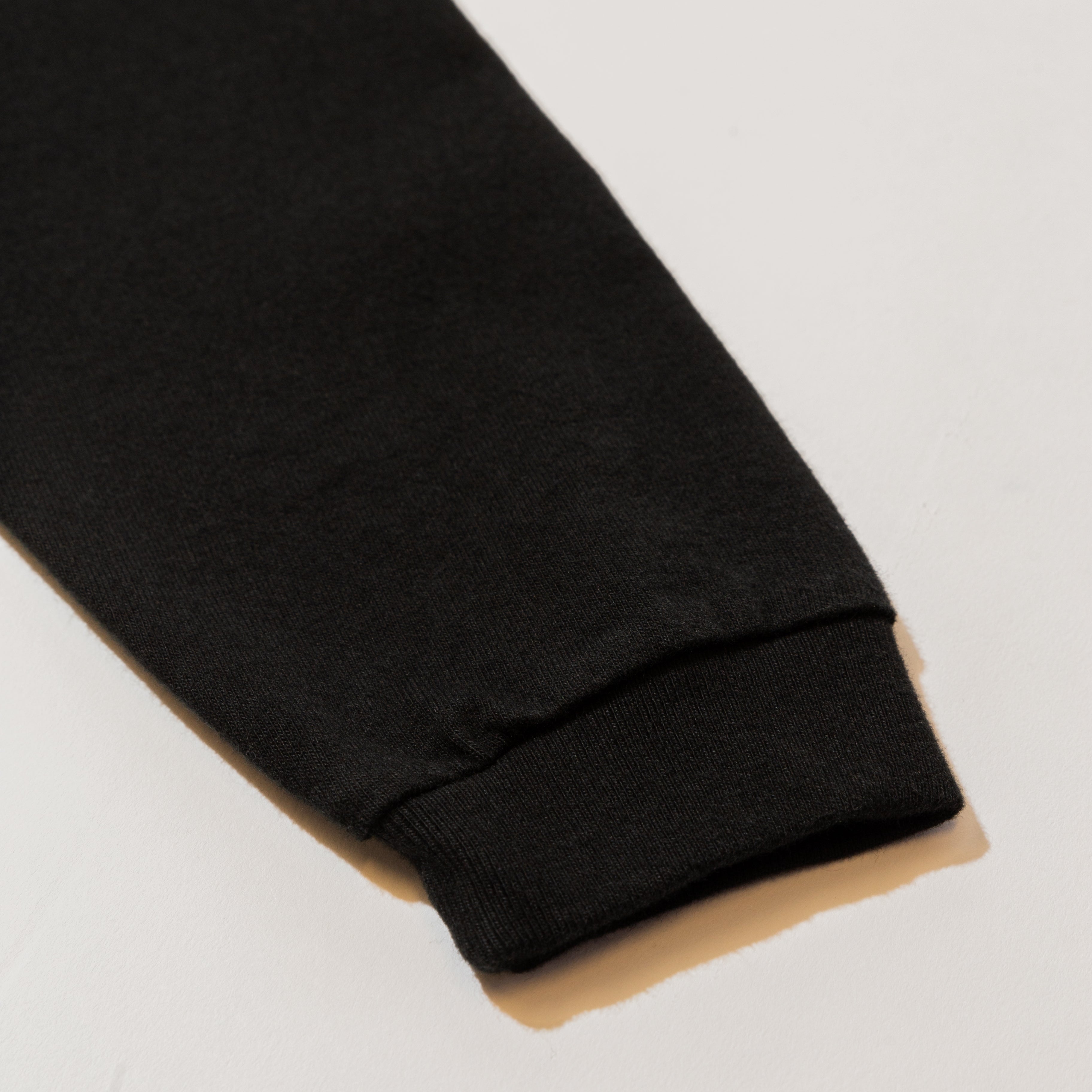 #3702 SWEETBEAR Tee L/S 4 : 7 oz cotton jersey black