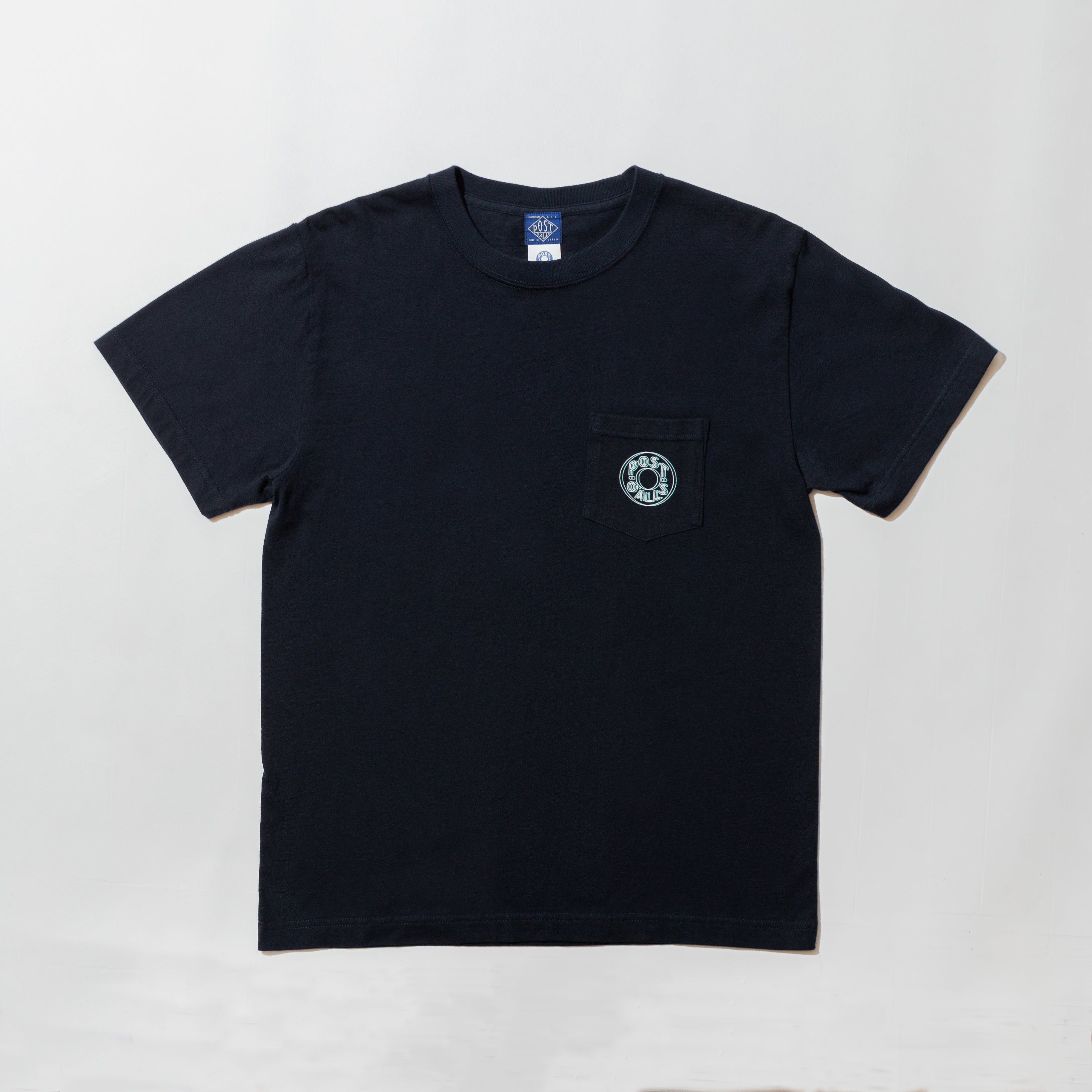 #3001 2D Outline ESS pocket Tee 3 : cotton jersey navy