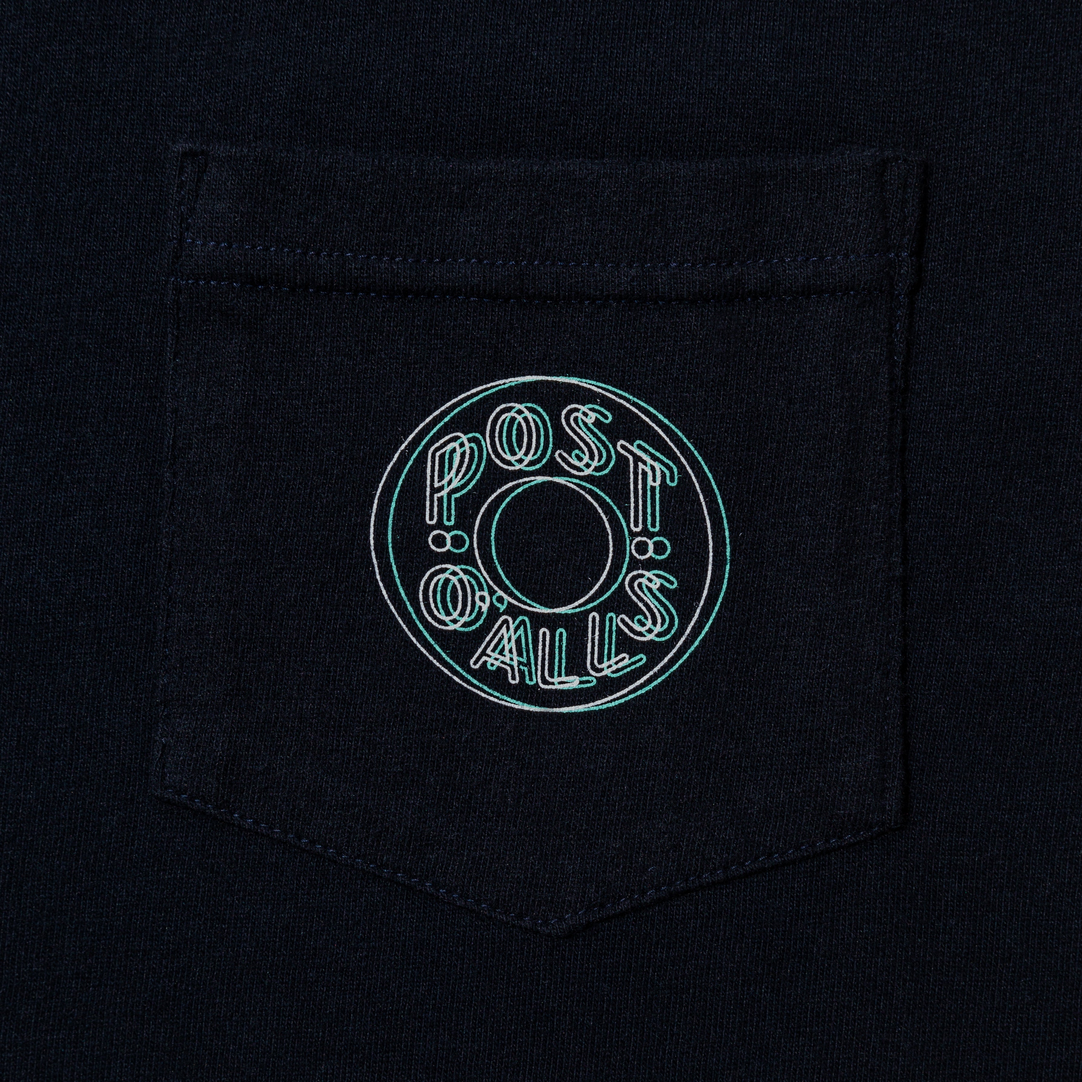 #3001 2D Outline ESS pocket Tee 3 : cotton jersey navy