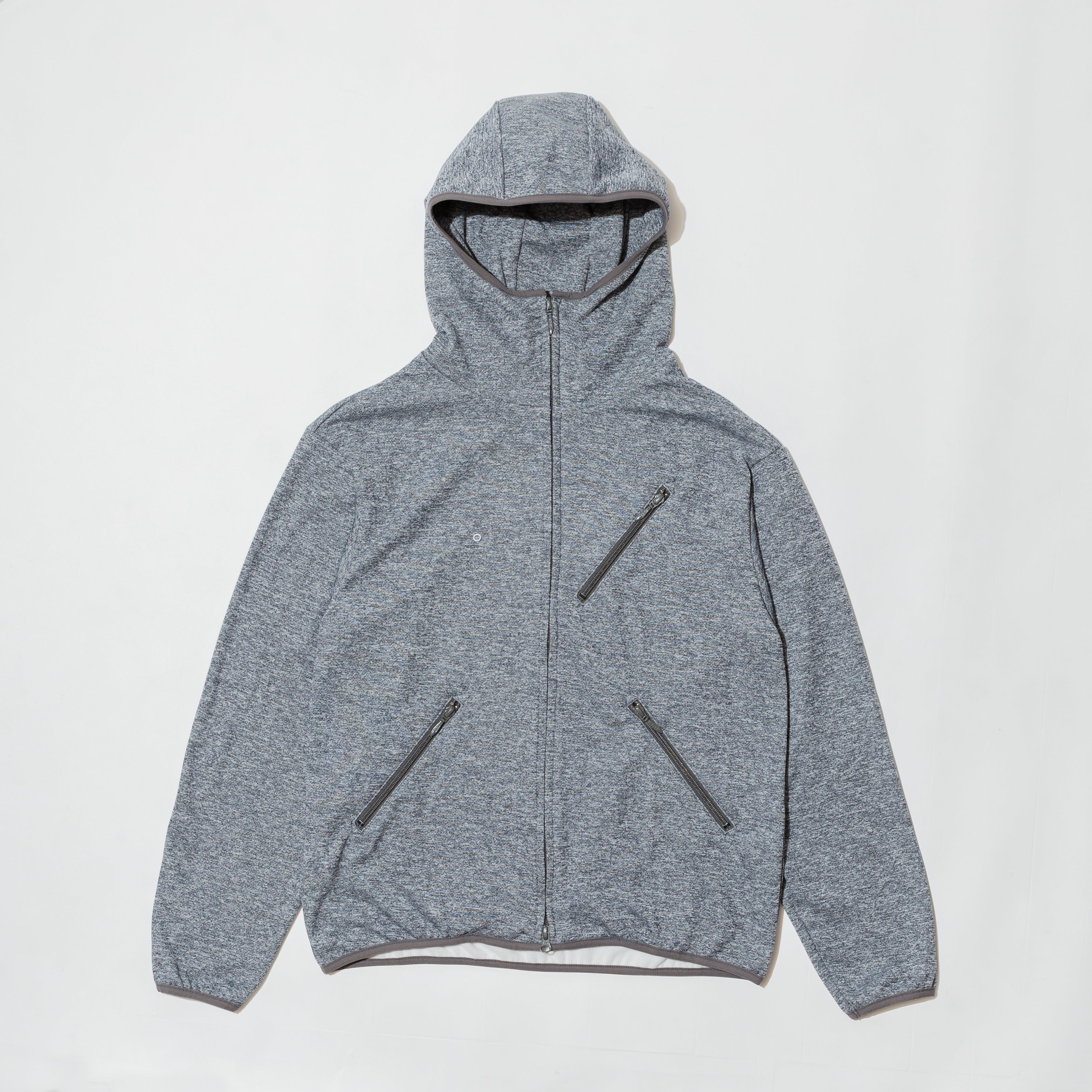 #3601 EZ HOODIE PJ2 : poly jersey ash heather