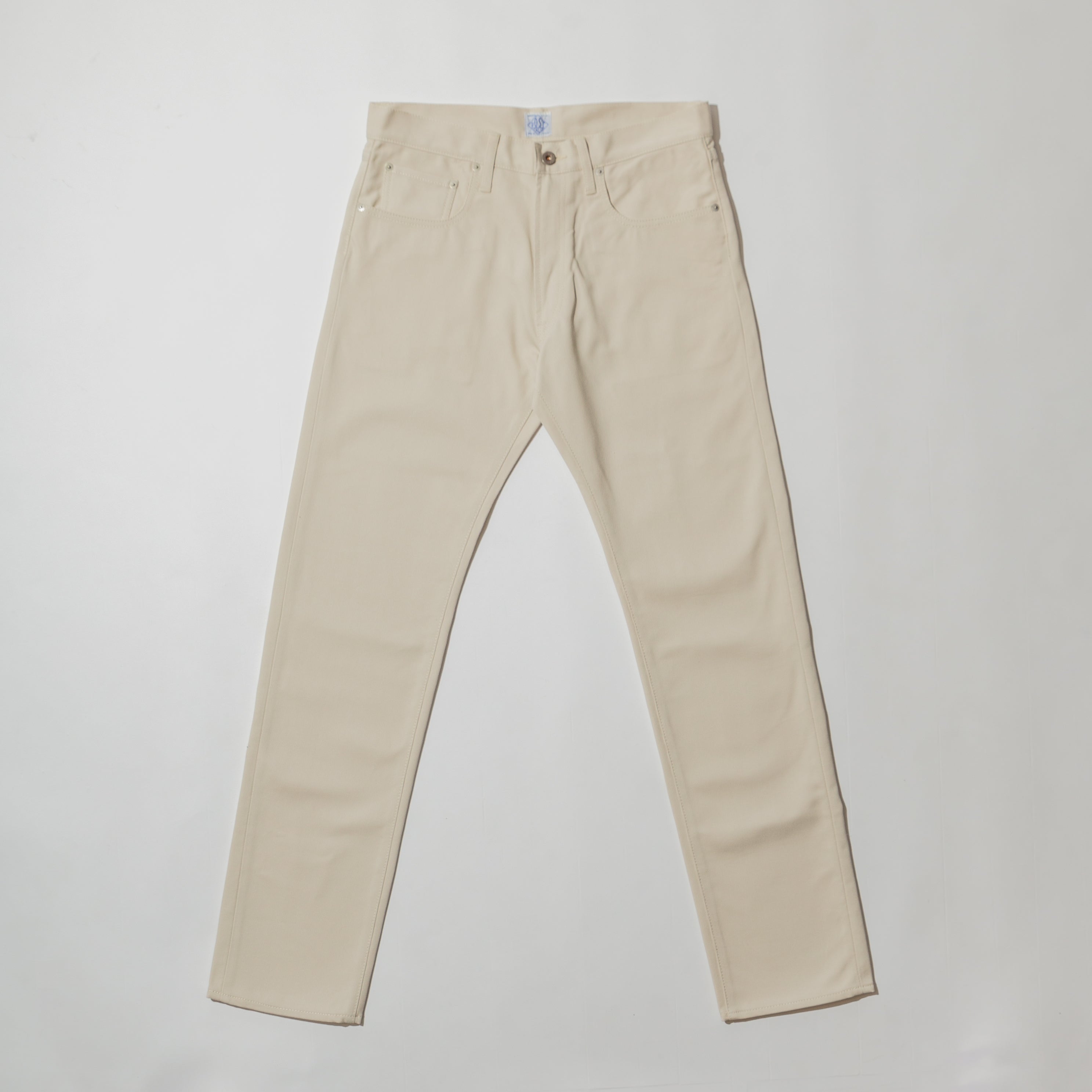#1398-BC1 No.4 Five Pocket : bedford cord stone