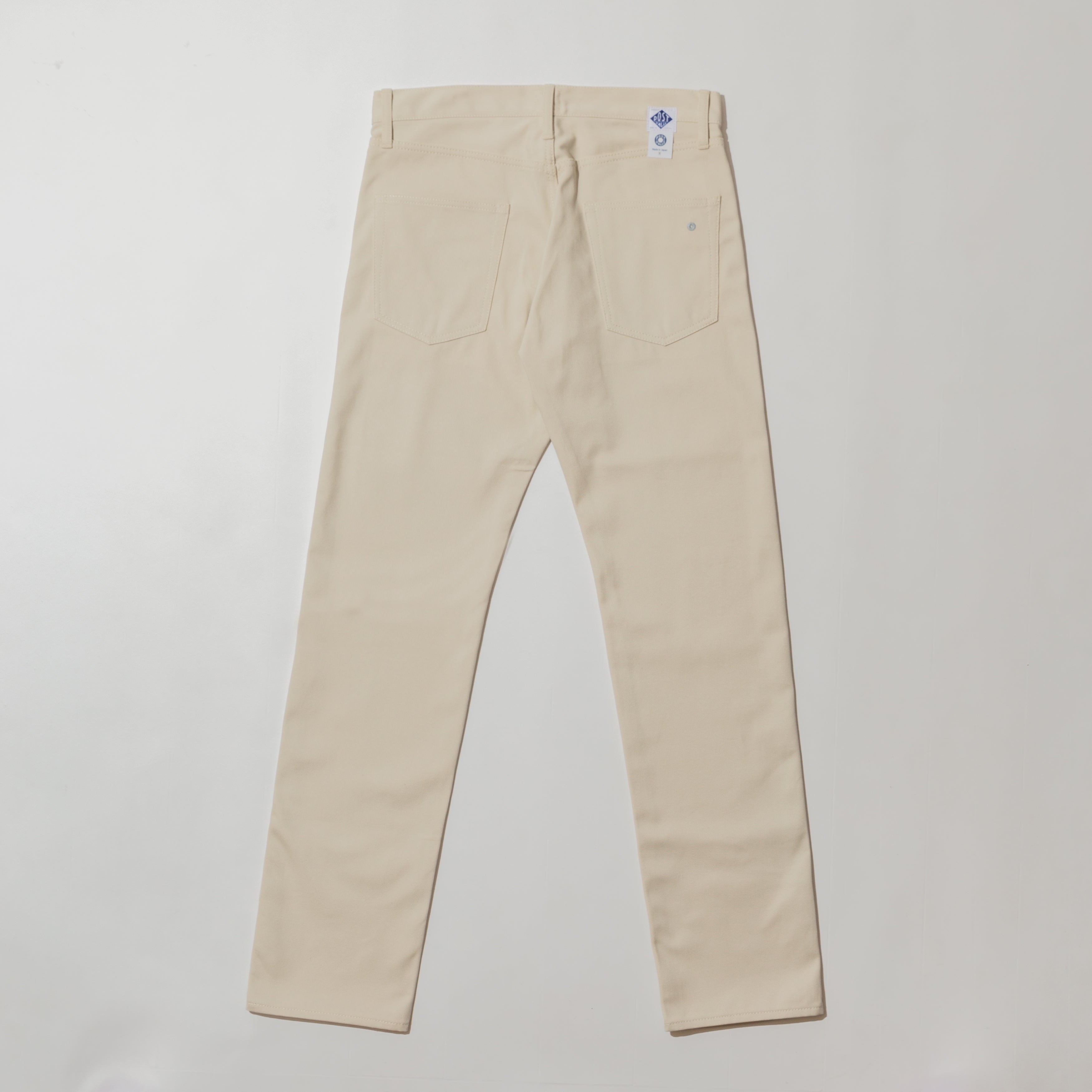 #1398-BC1 No.4 Five Pocket : bedford cord stone